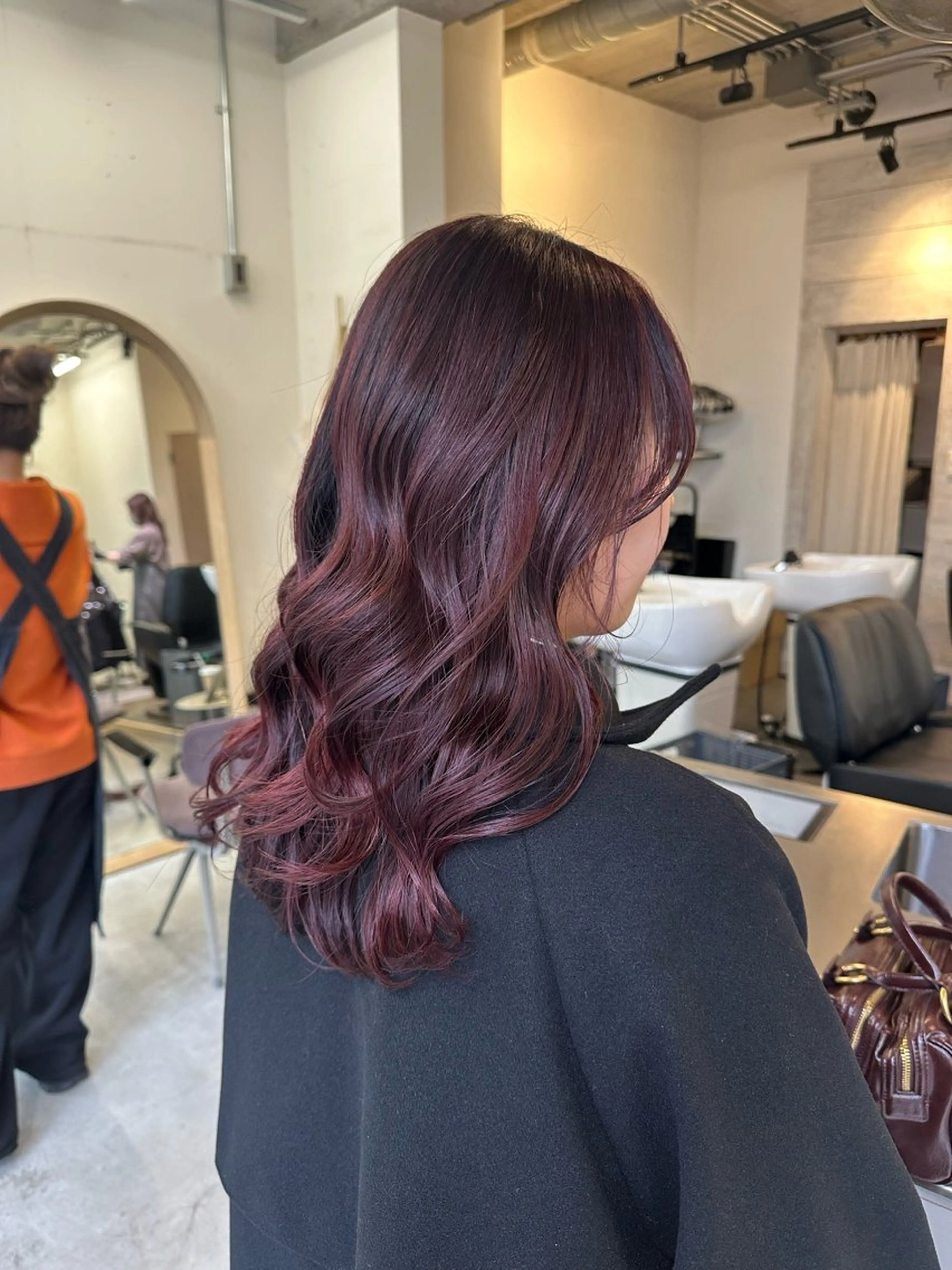 ロング カラー カット ヘアカラー トリートメント 東京 千駄ヶ谷🫧 hiyori🫧のヘアスタイル