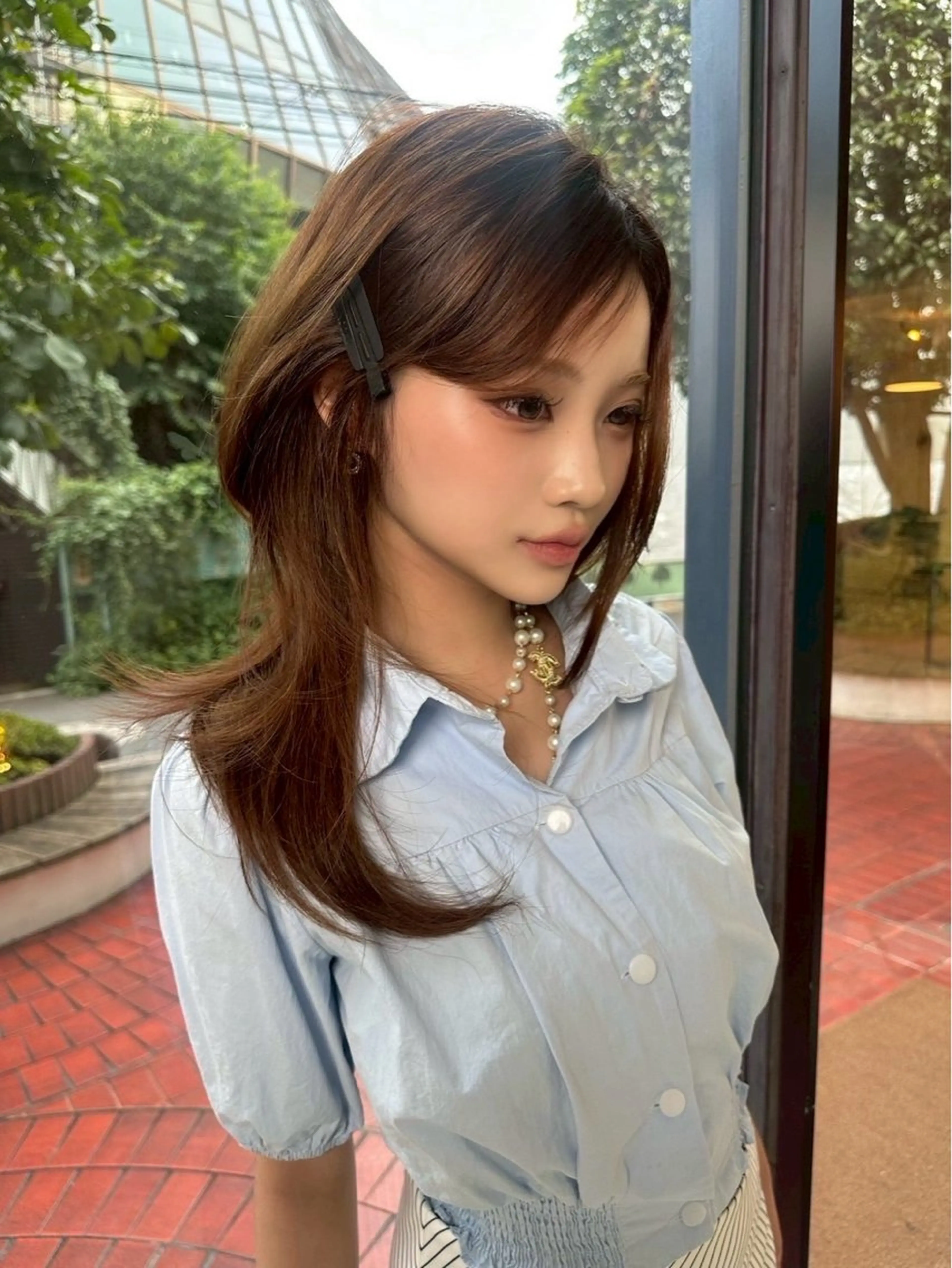 ミディアム カット ヘアカラー トリートメント ‎🤍髪質改善‎🤍 ‎ViVIE🤍のヘアスタイル