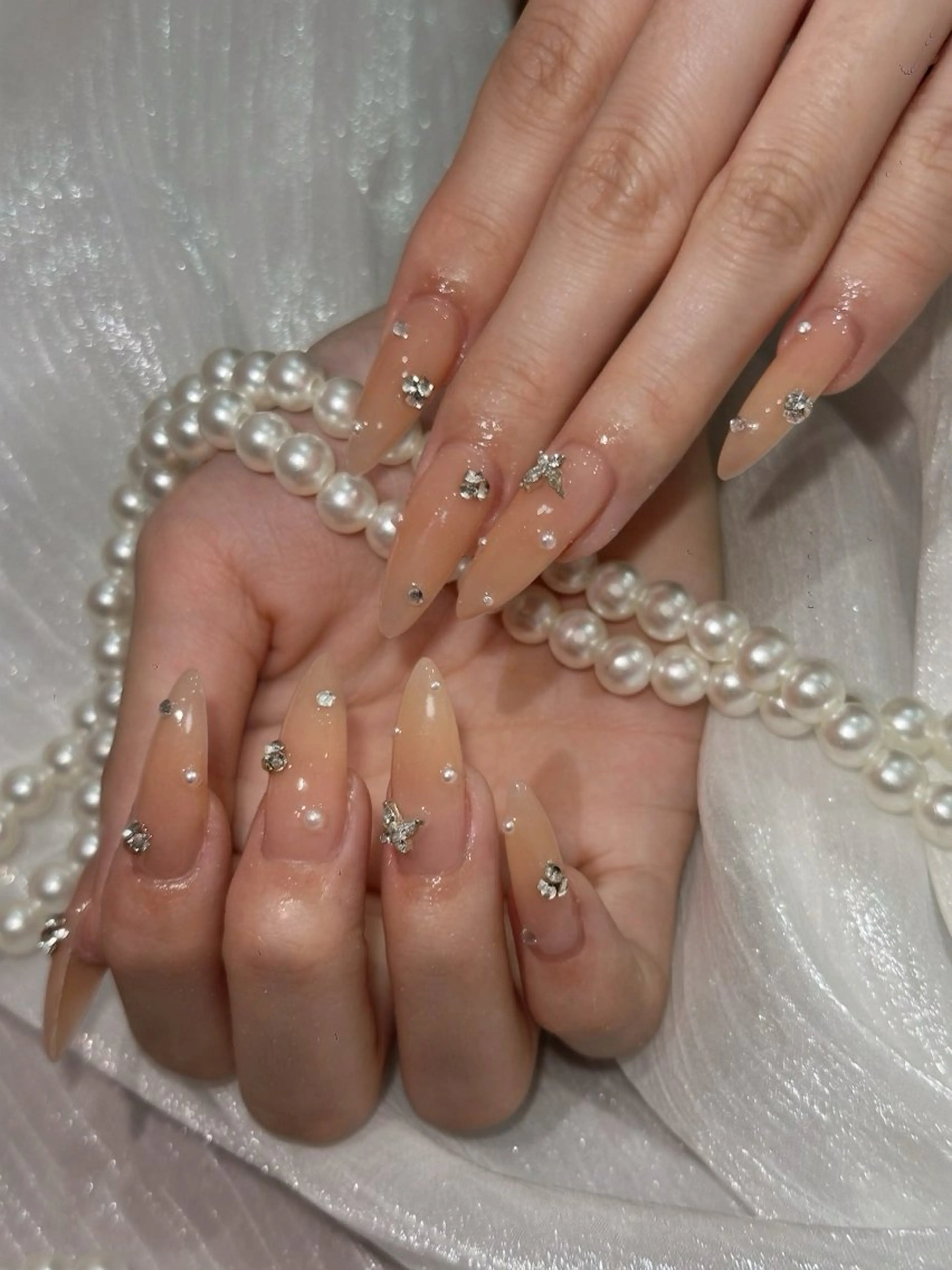 ネイル ロングネイル icy nail れいあのネイルデザイン