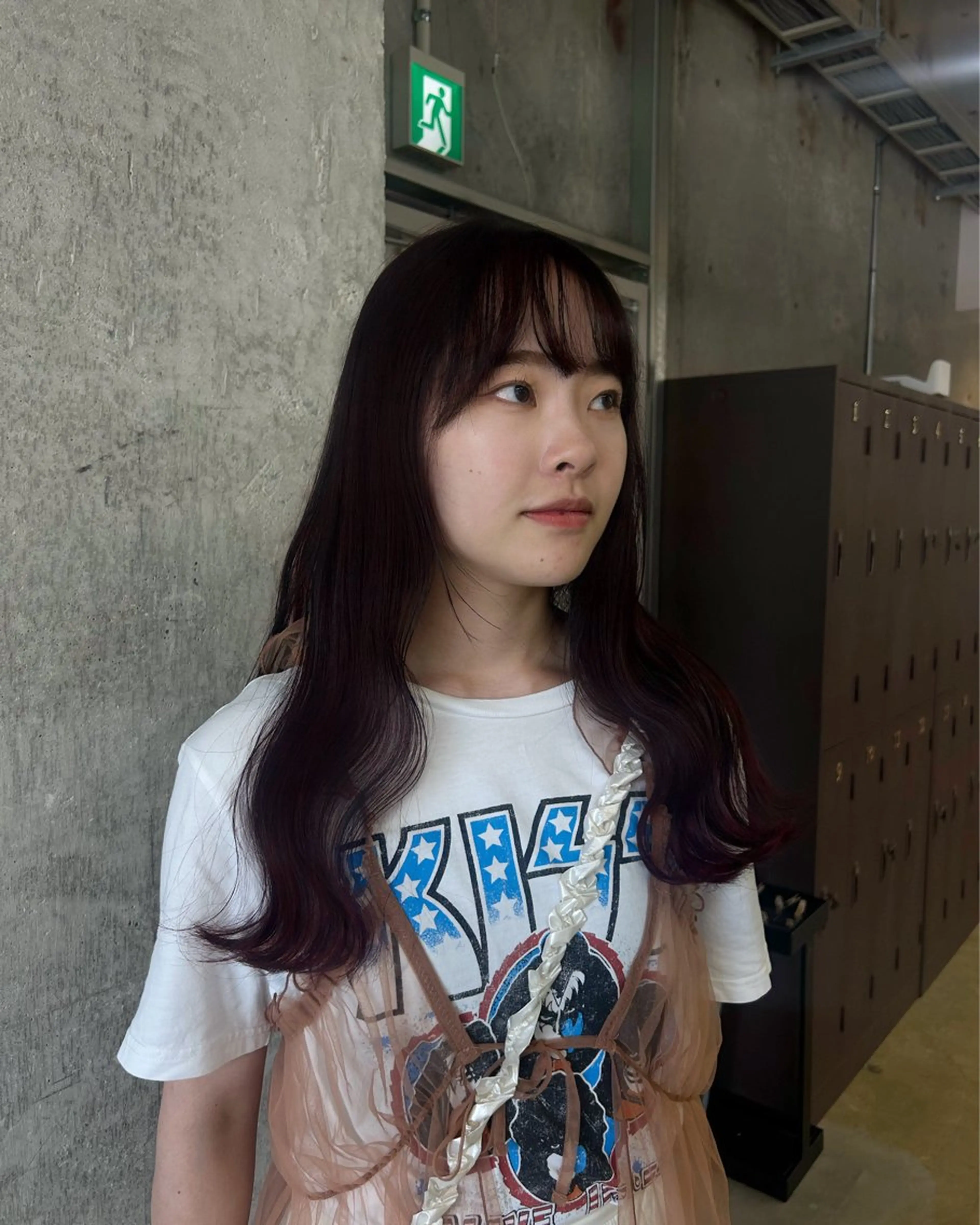 ロング ヘアカラー 伊藤ほのか/パーマ /酸性ストレートのヘアスタイル