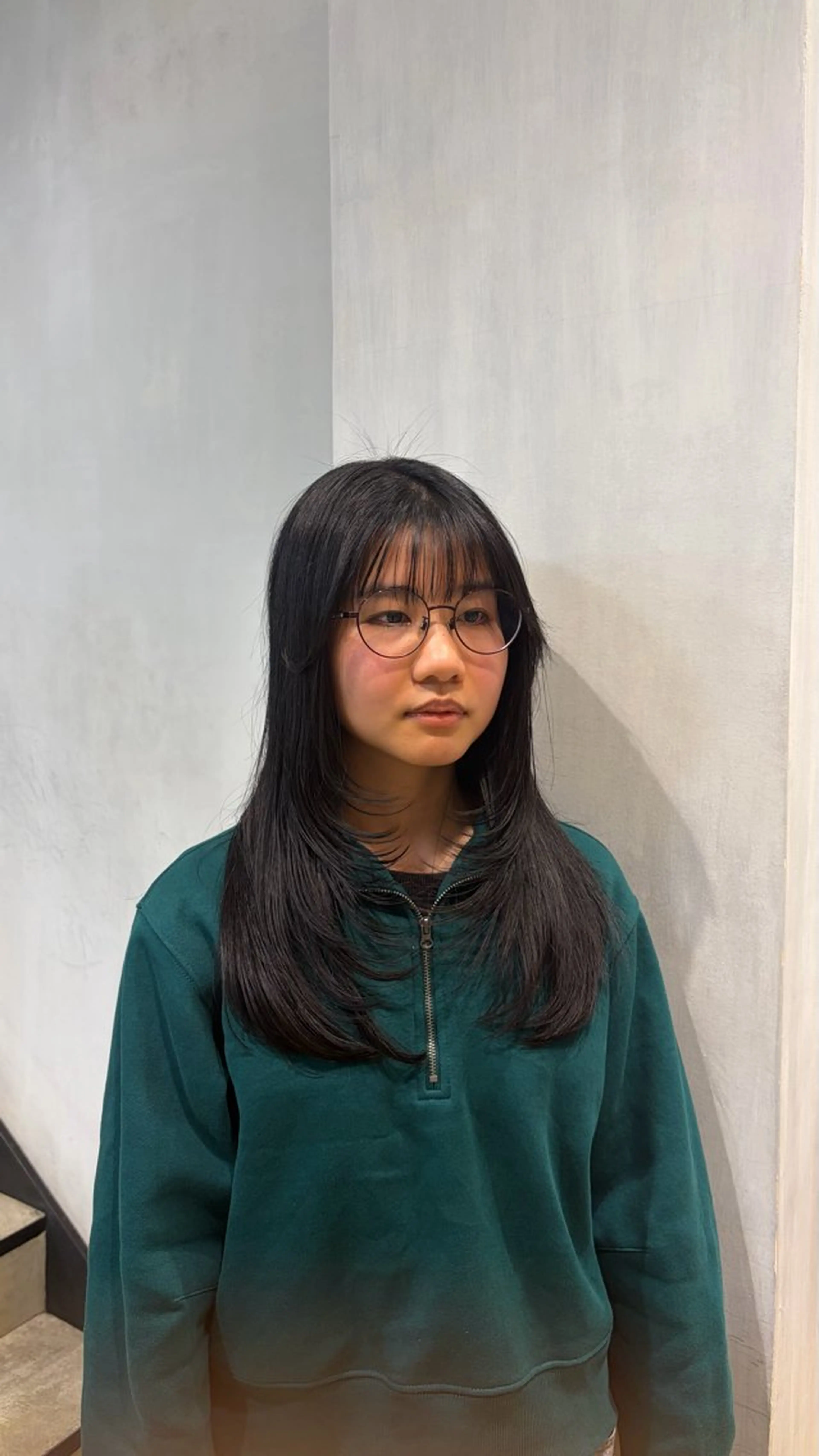 ロング カット 久永 香奈子のヘアスタイル