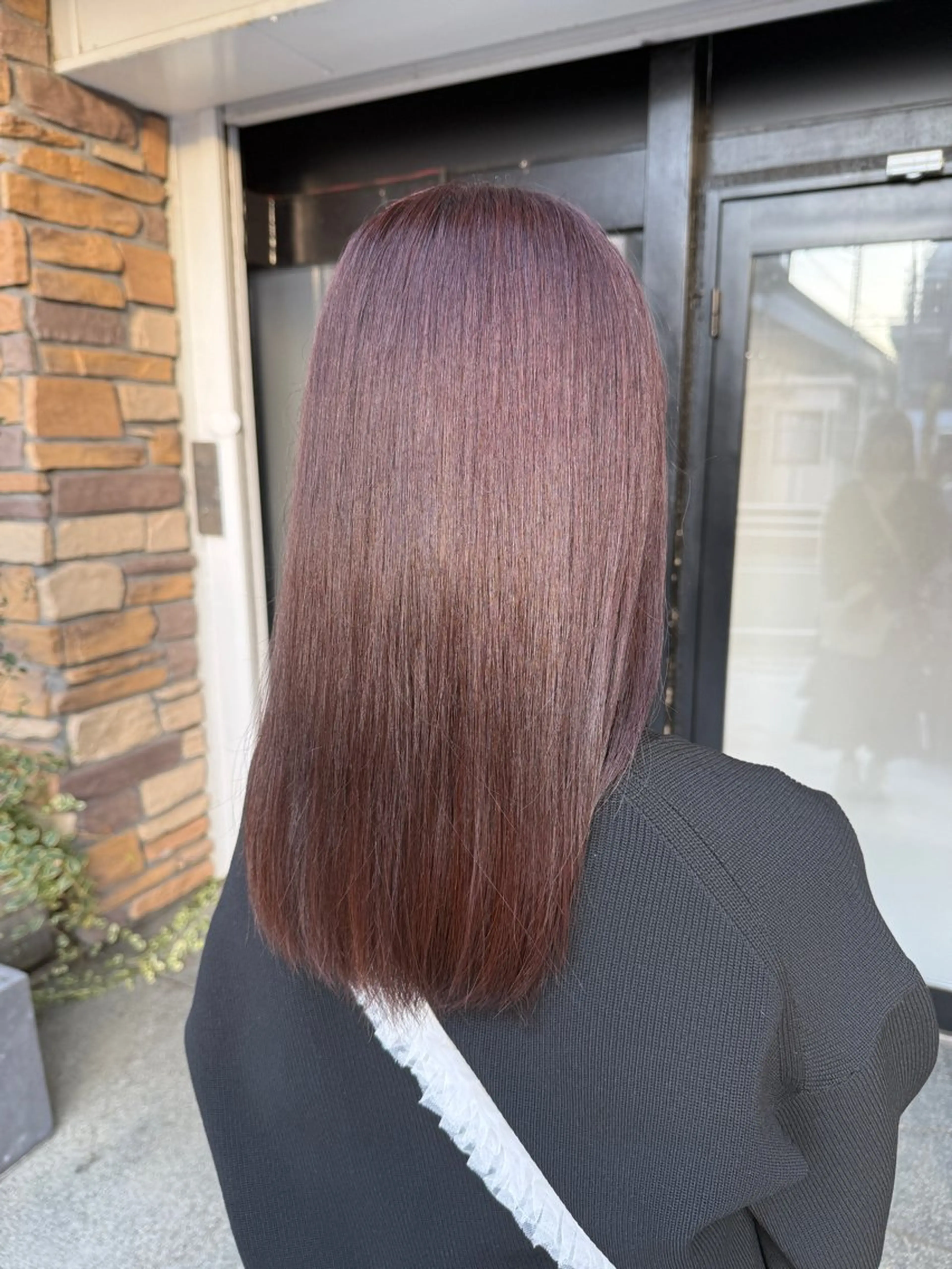 セミロング カラー ヘアカラー 透明感カラー/パーマ 🌀アオノのヘアスタイル