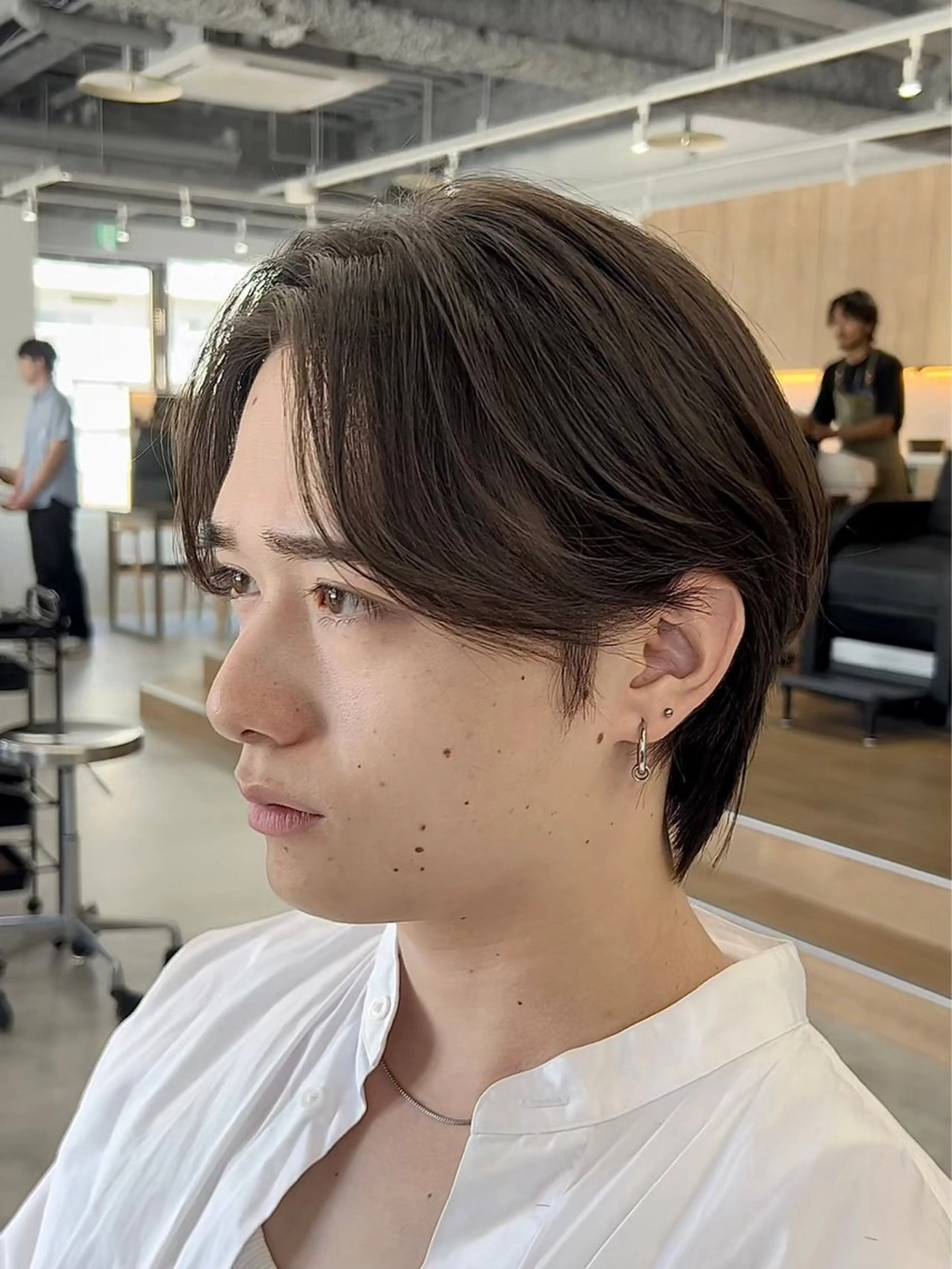 【2回目以降の方はこちら💫】🔥メンズパーマに飽きた方はこれ!🔥骨格矯正カット+パーマ落とし🌿の写真