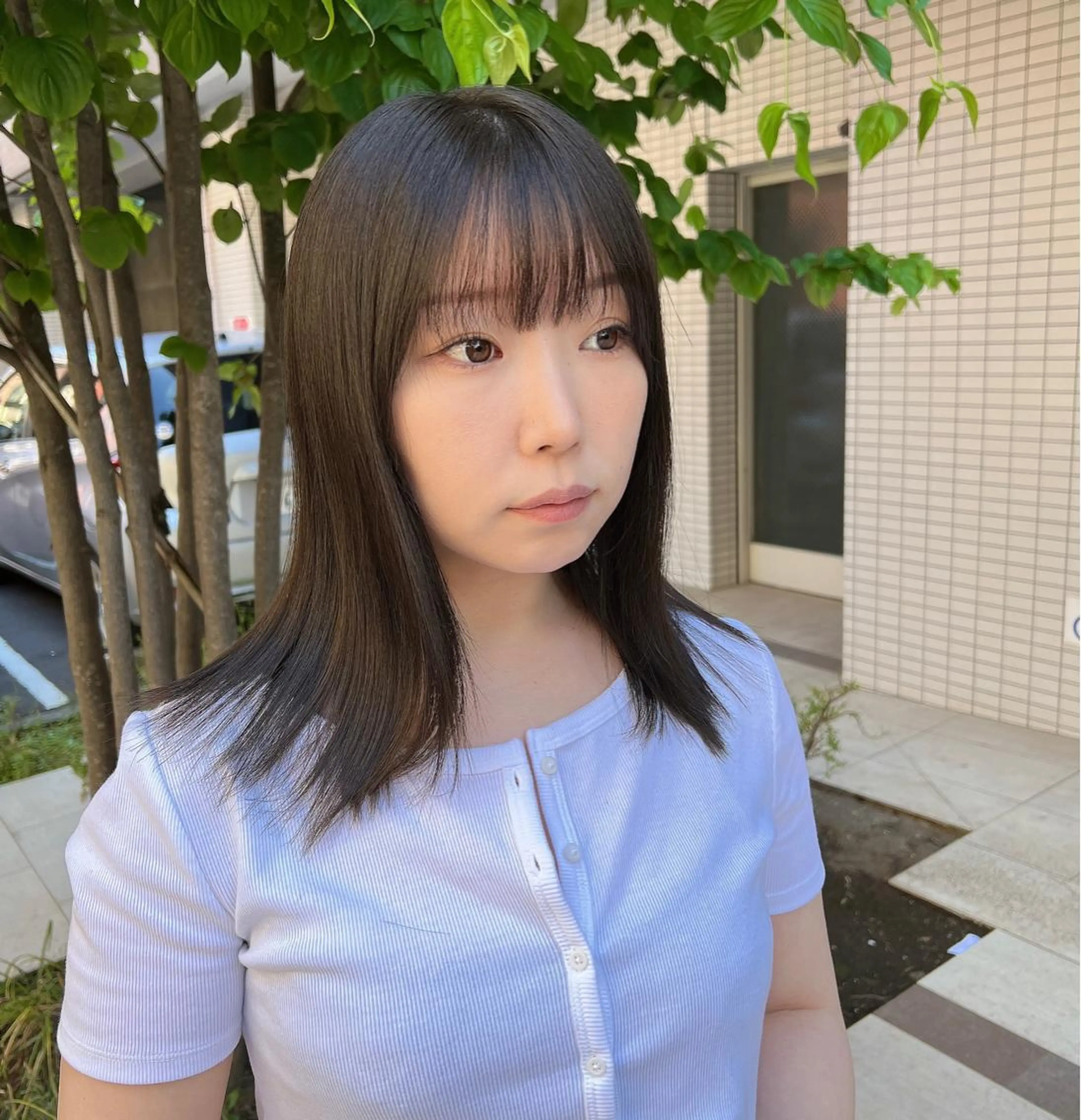 ミディアム カラー アッシュ ベージュカラー 透明感カラー 💎透明感カラー特化 💎TAISEIのヘアスタイル