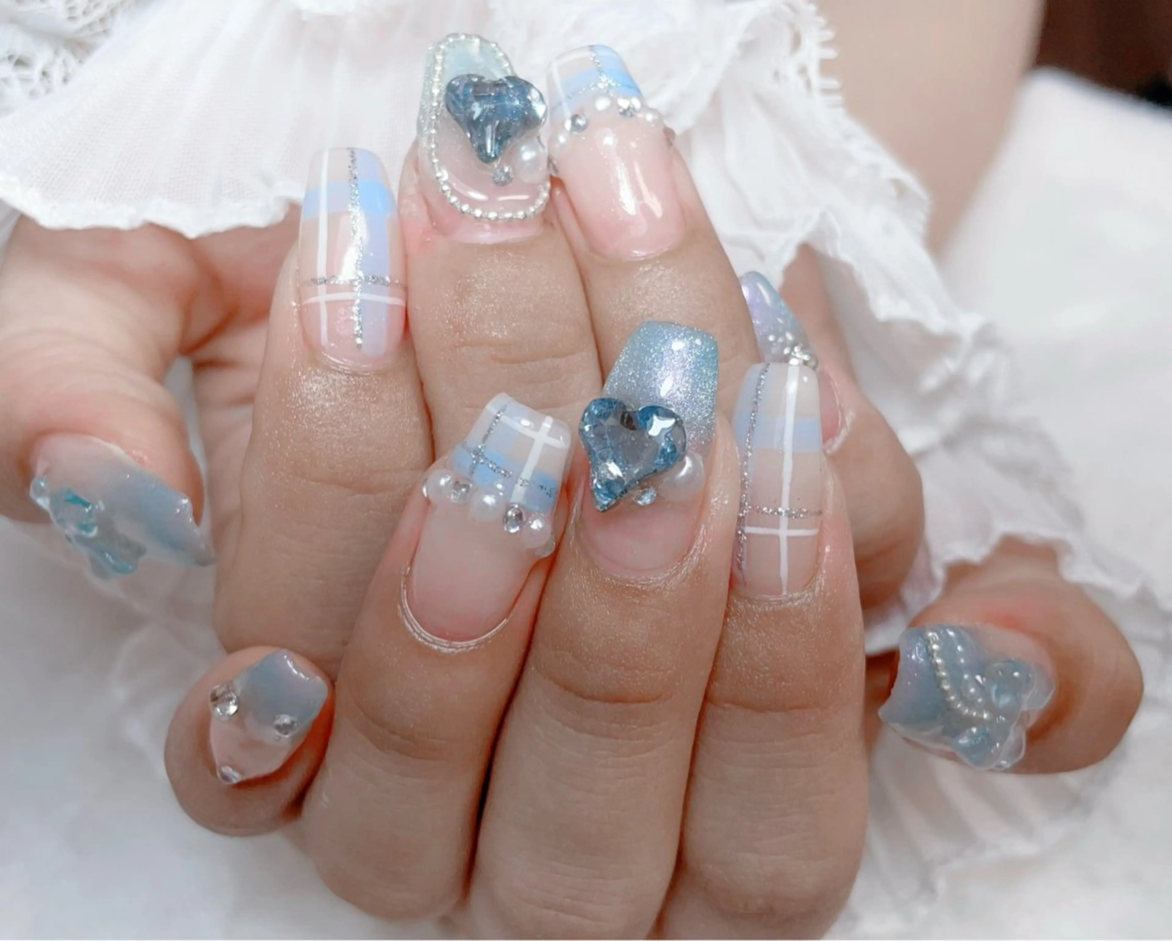 ネイル 持ち込み ハンドネイル B·U Nail大宮 長さだし専門店のネイルデザイン