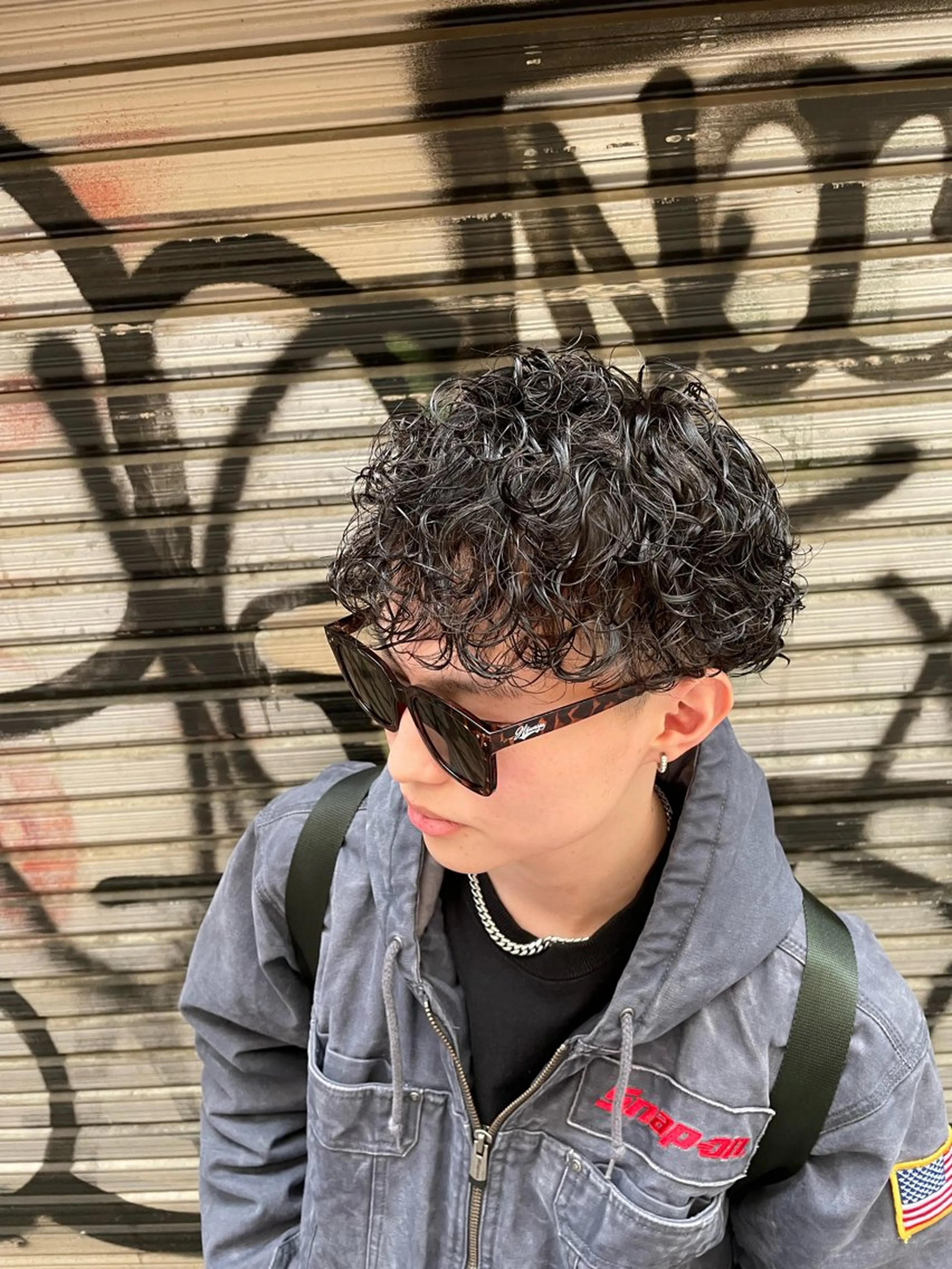 ショート パーマ メンズ メンズパーマ プードルパーマ プードルパーマ カット パーマ 🔷メンズ推し🔷 遠藤暖大のヘアスタイル