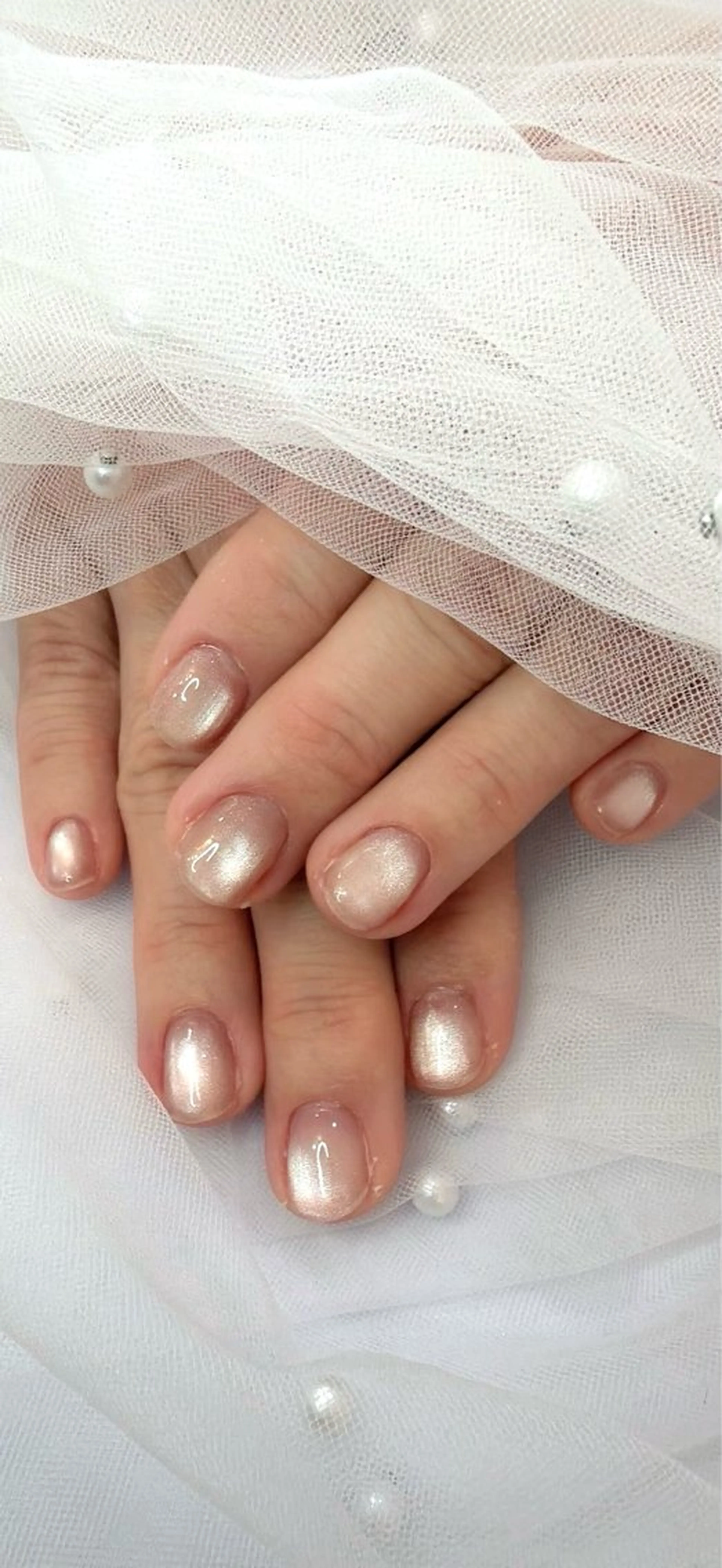 ネイル ラメ(グリッター) オフィスネイル シンプルネイル ハンドネイル REGINA ネイルまつげエステの眉毛・アイブロウイメージ