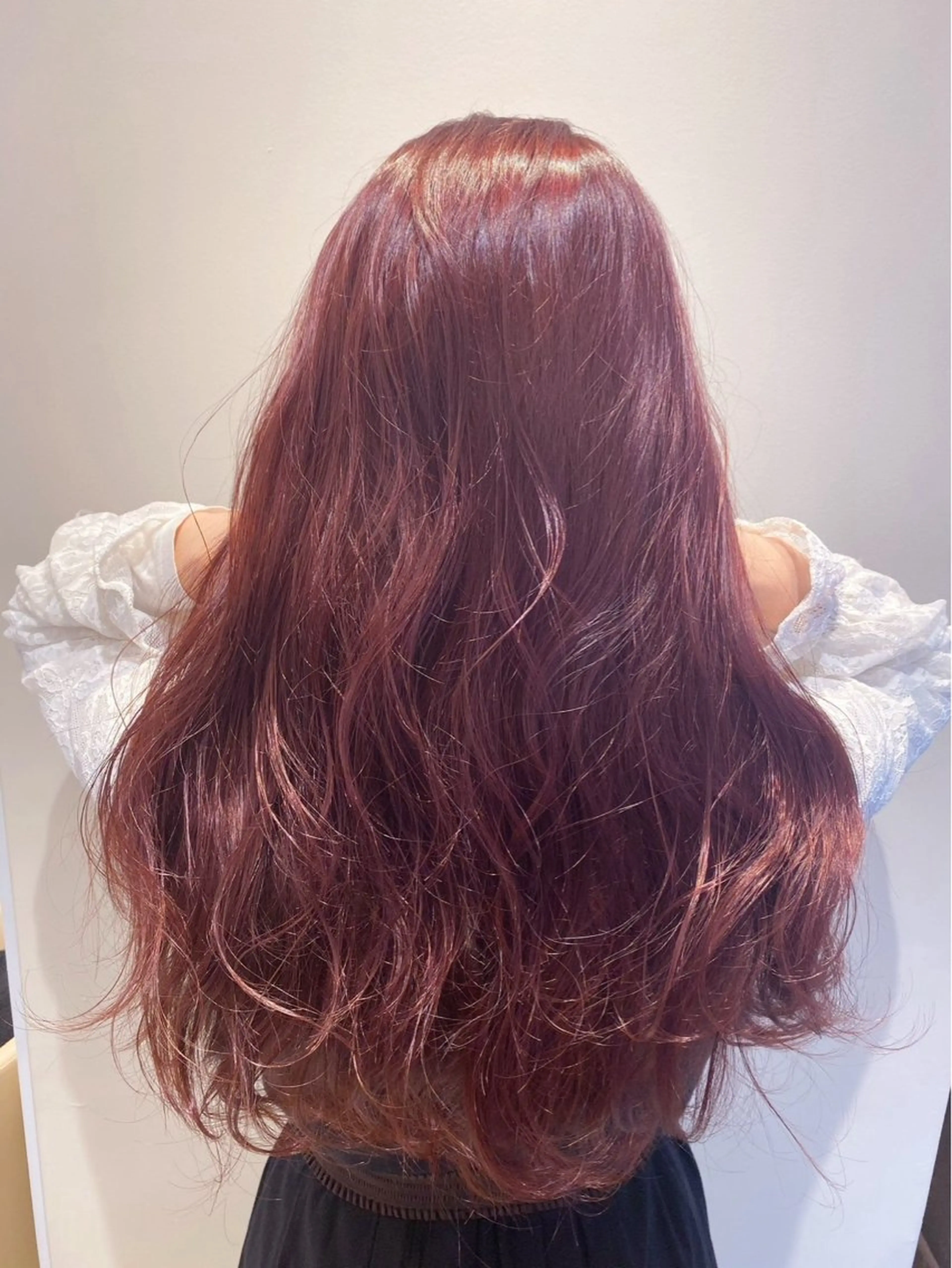 ロング カラー 韓国レイヤー/ 顔まわり/西野和裕のヘアスタイル