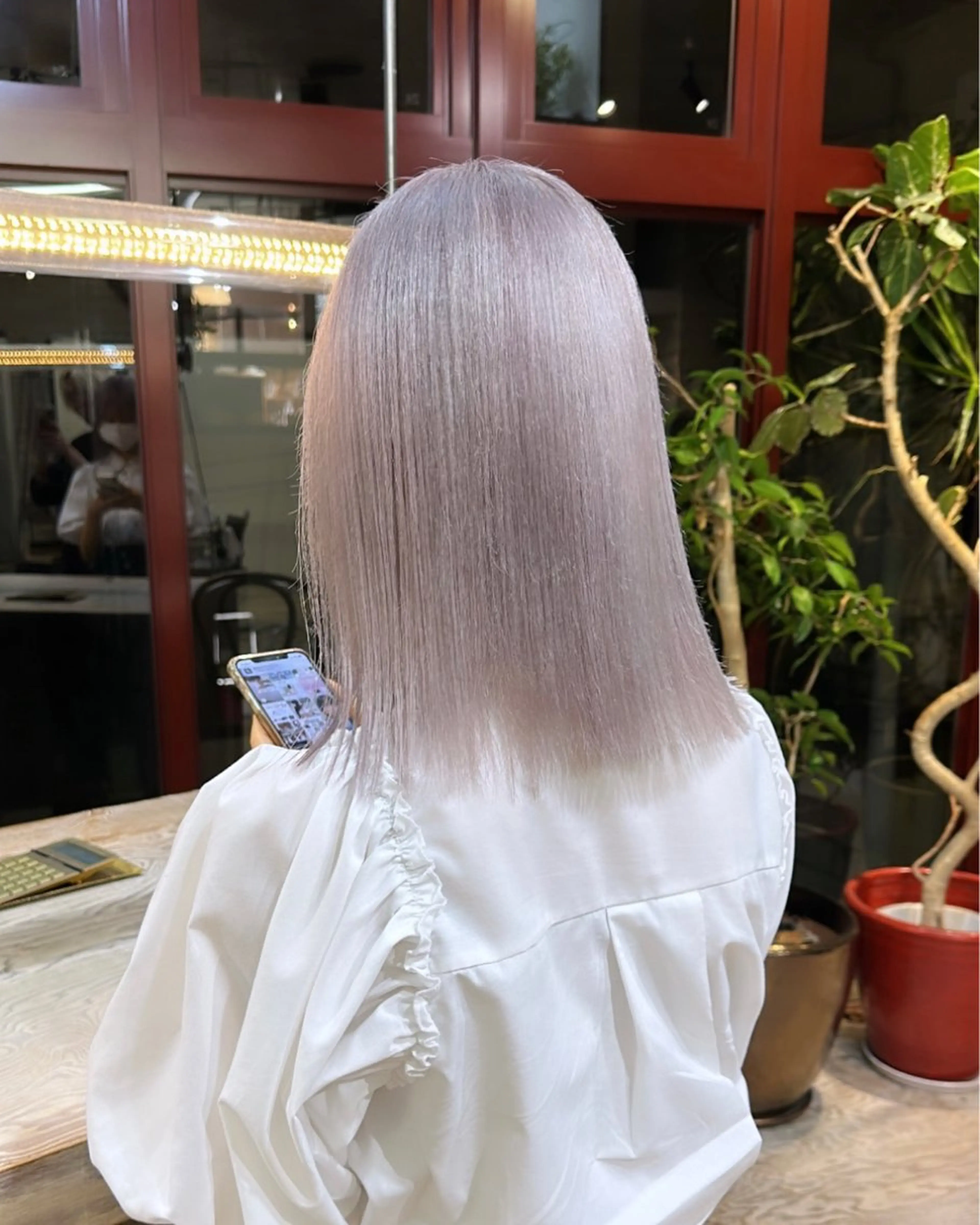 セミロング カラー ヘアアレンジ メンズ ササキカズマ〻透明感 〻色落ち〻赤み消しのヘアスタイル