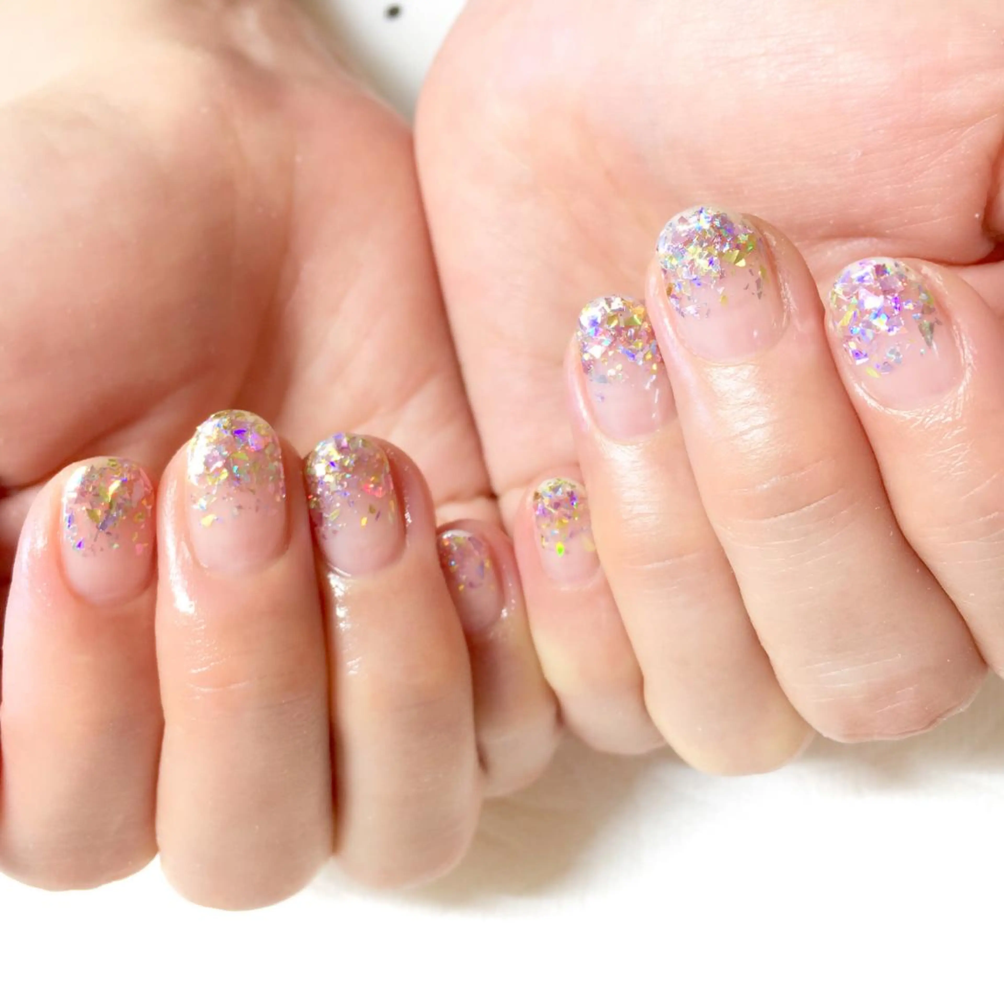 ネイル ホログラムネイル clover nailのネイルデザイン