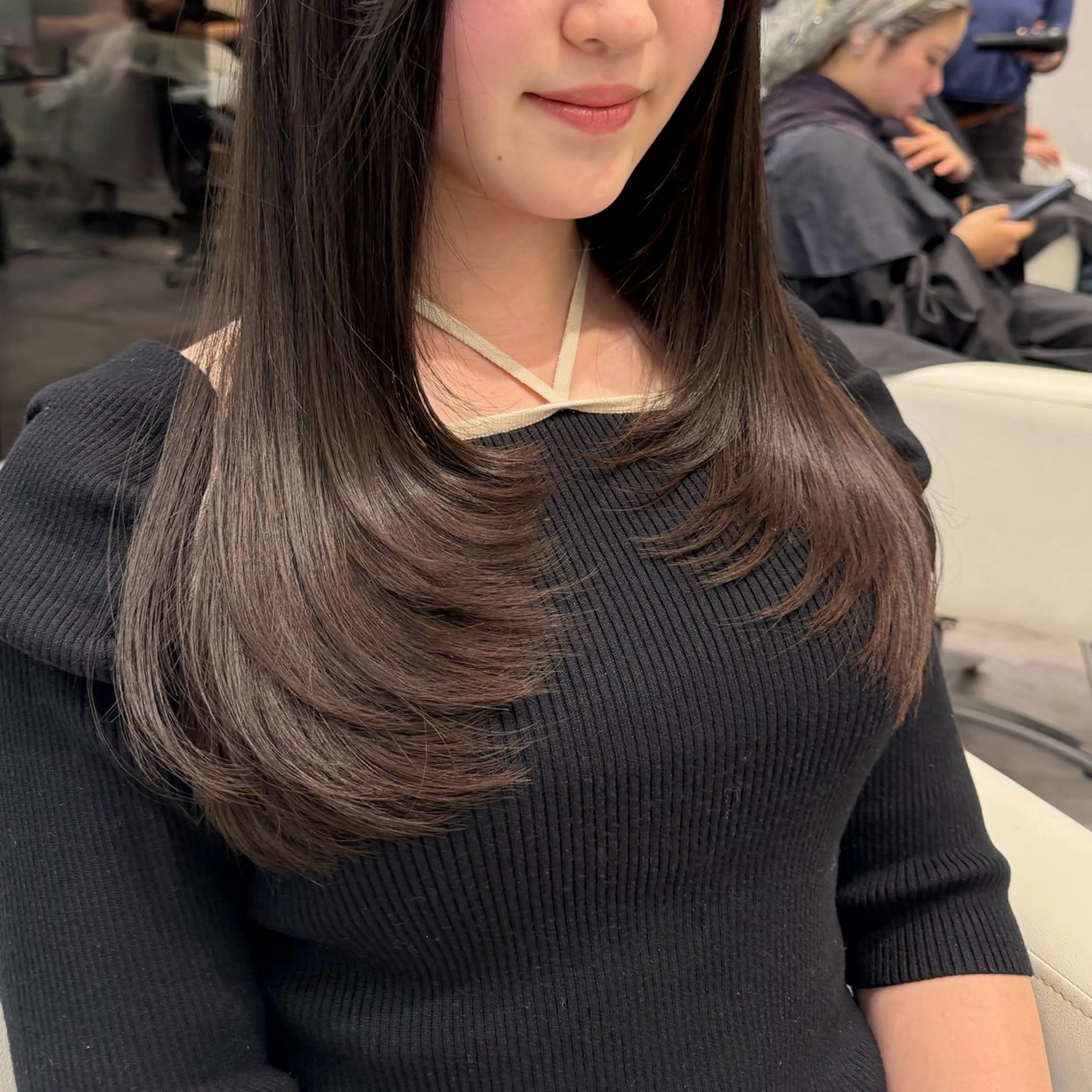 ロング 髪質改善/レイヤー/ 透明感カラー🩶結華のヘアスタイル