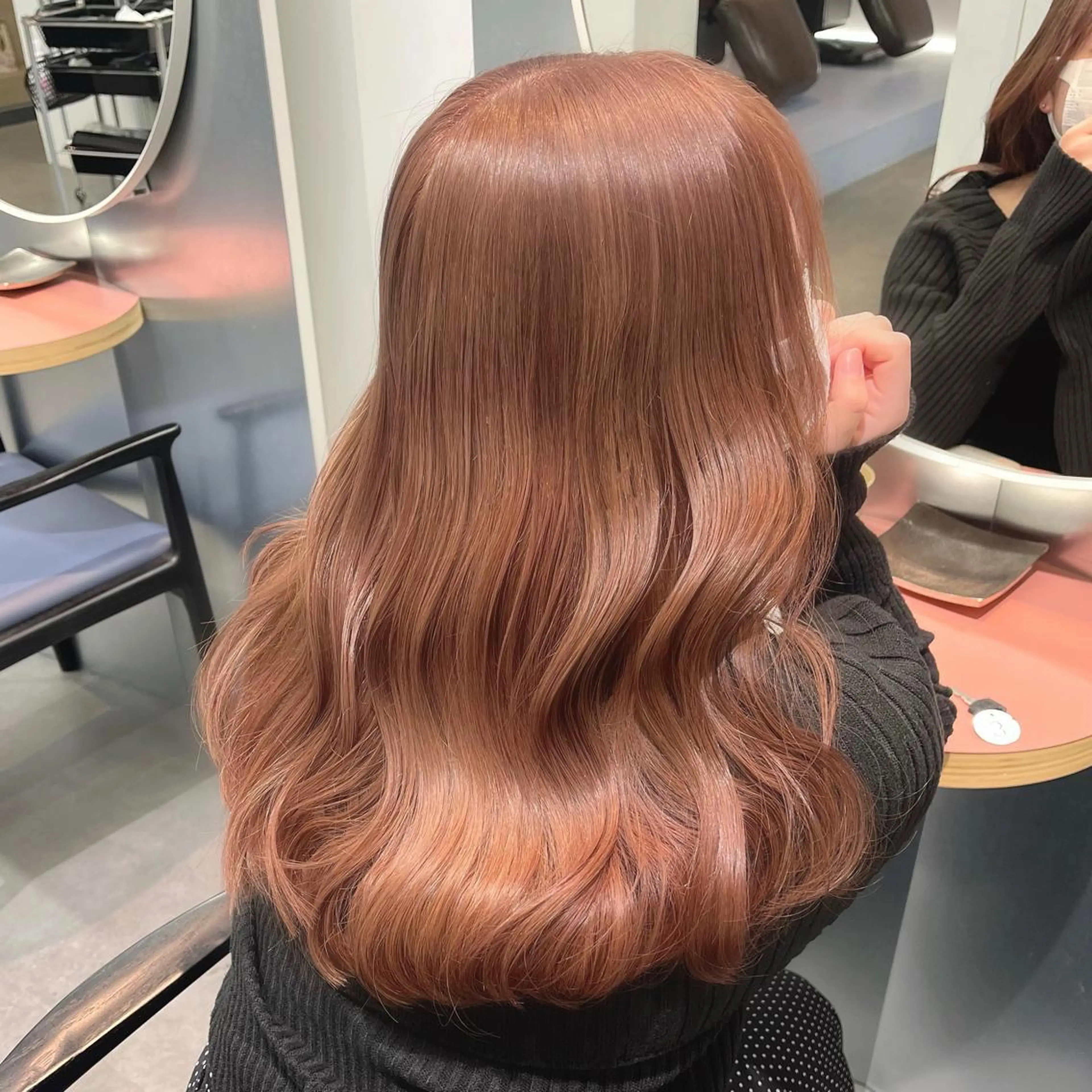 ロング カラー ベージュカラー ピンクカラー ピンクベージュ ayaka♡ 柔らかカラーのヘアスタイル