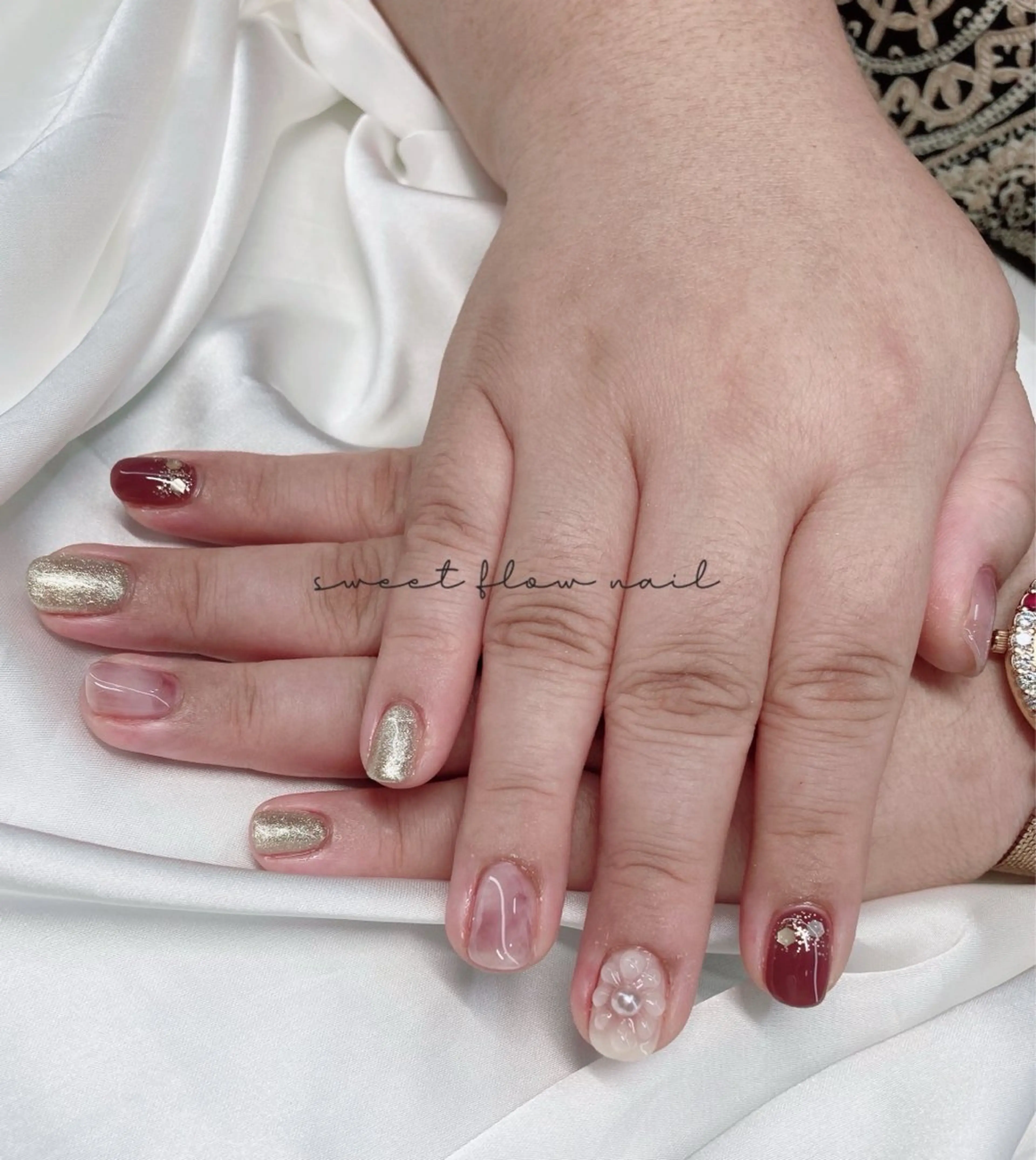 ネイル sweet flow nailのネイルデザイン