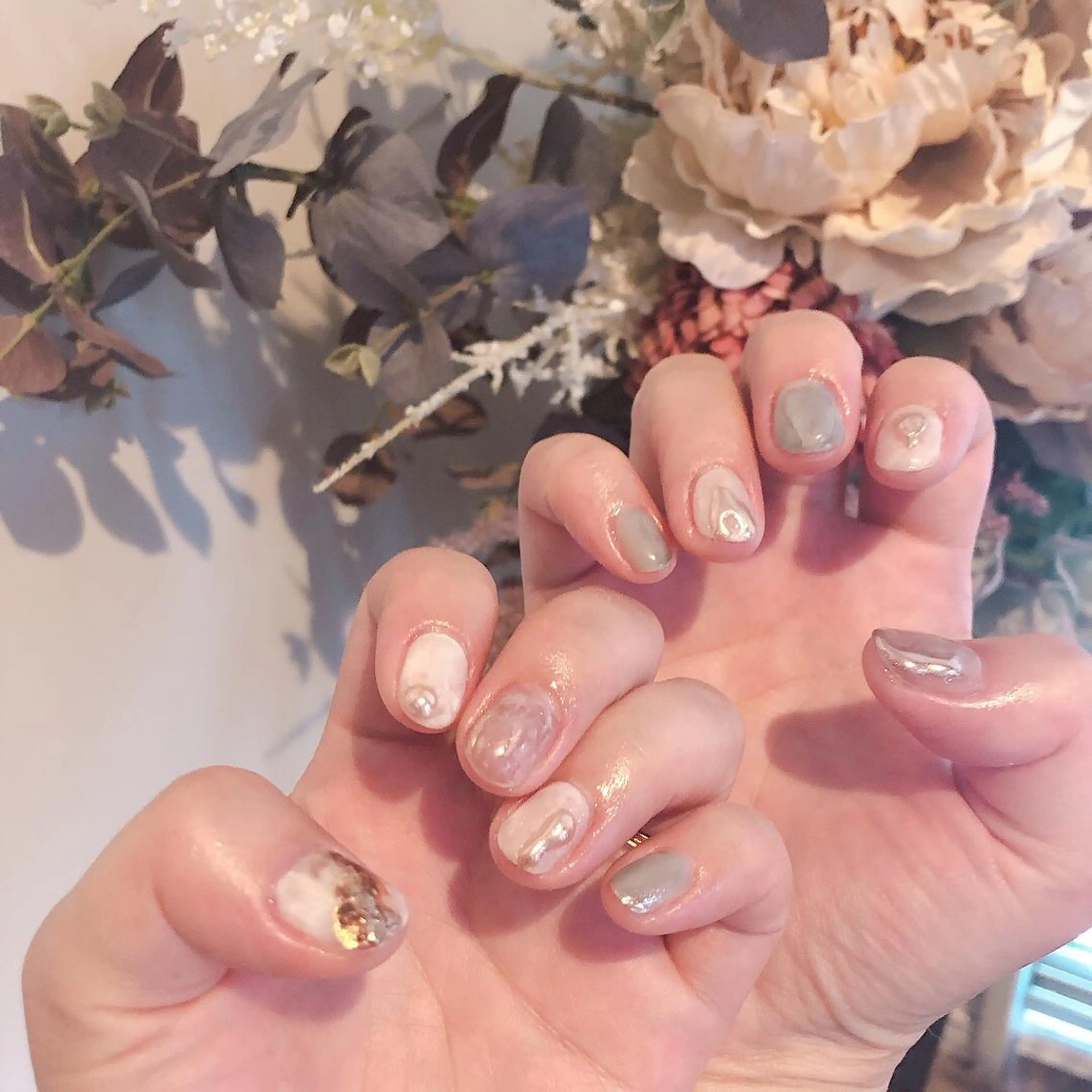 ネイル アートネイル ニュアンスネイル TESORO nailのネイルデザイン