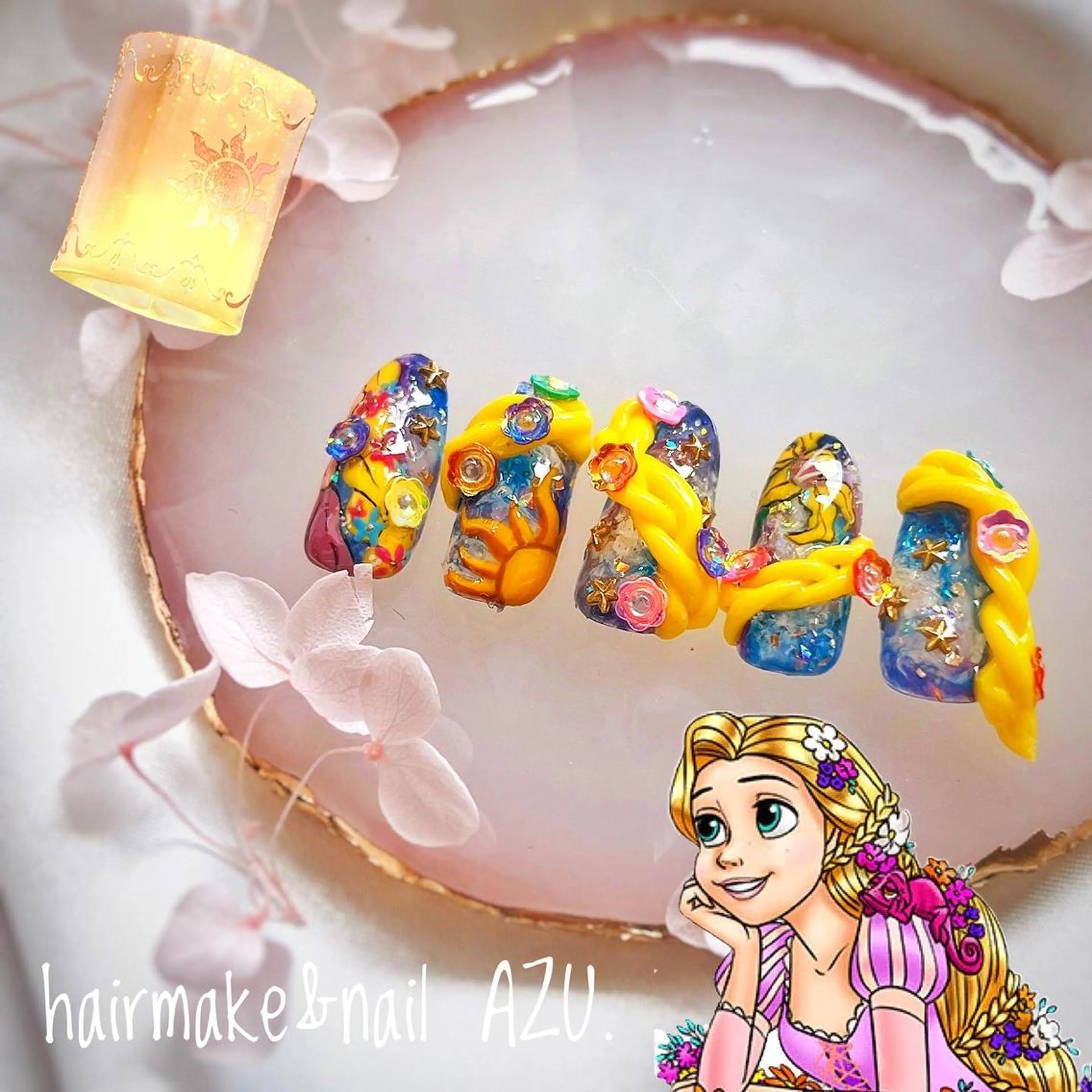 ネイル hair&nail ROOTS所属・ヘアメイク&ネイル ♥️Azuのネイルデザイン