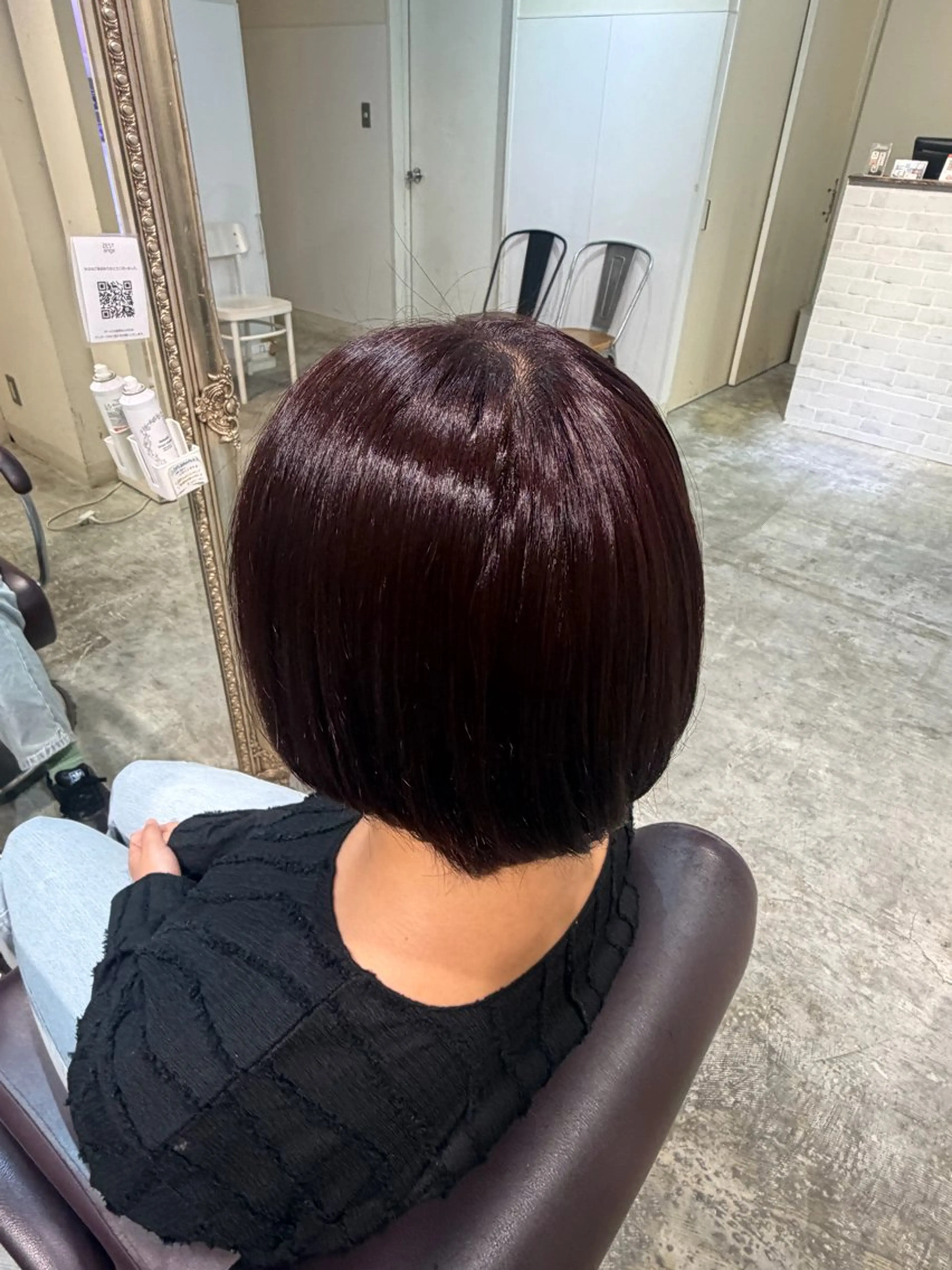 ショート ヘアカラー ユ ウカのヘアスタイル