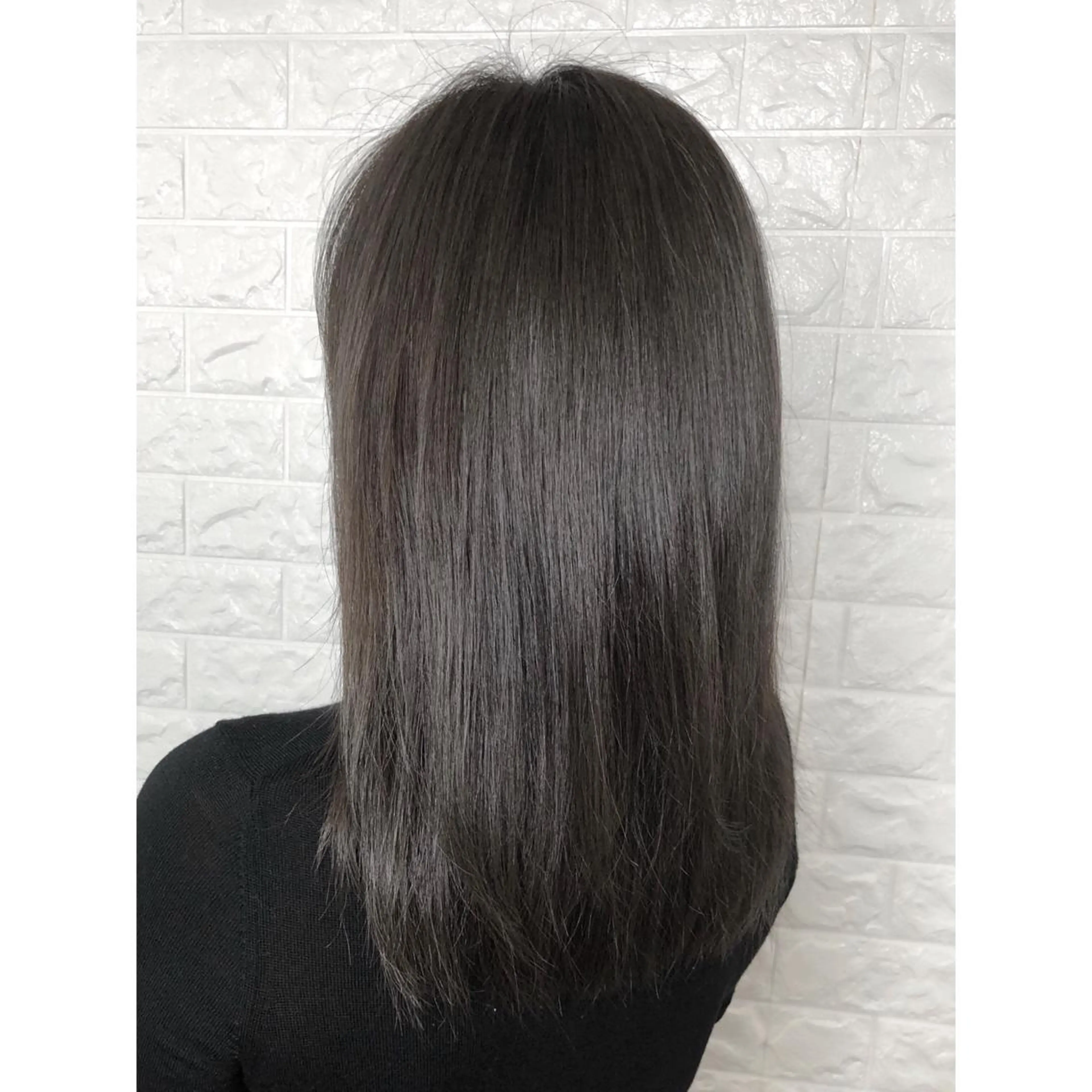 ミディアム カラー アッシュ 透明感カラー 髪質改善特化KIZU /艶髪研究（京都）のヘアスタイル