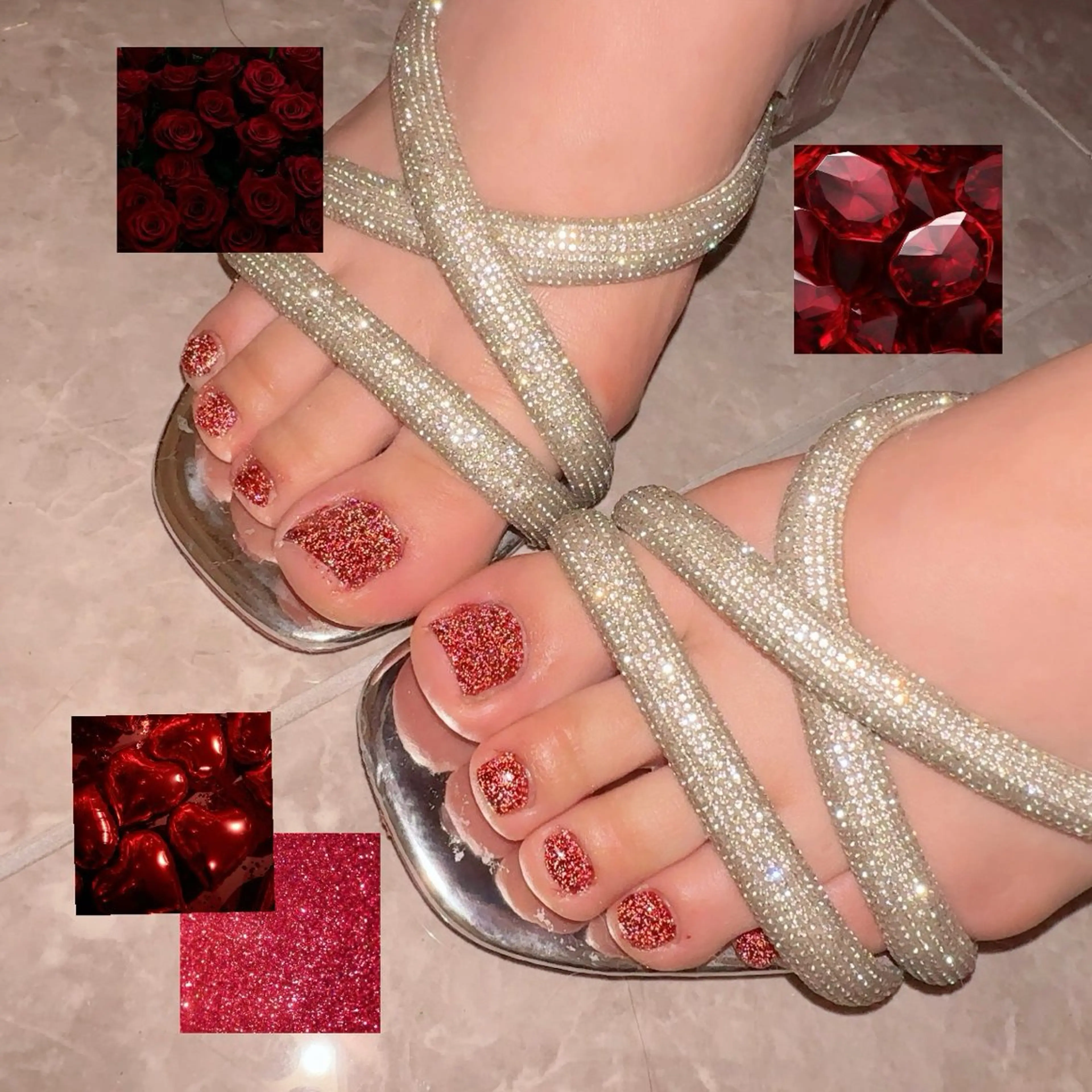 ✨マグネット/フラッシュネイル(フット)の写真