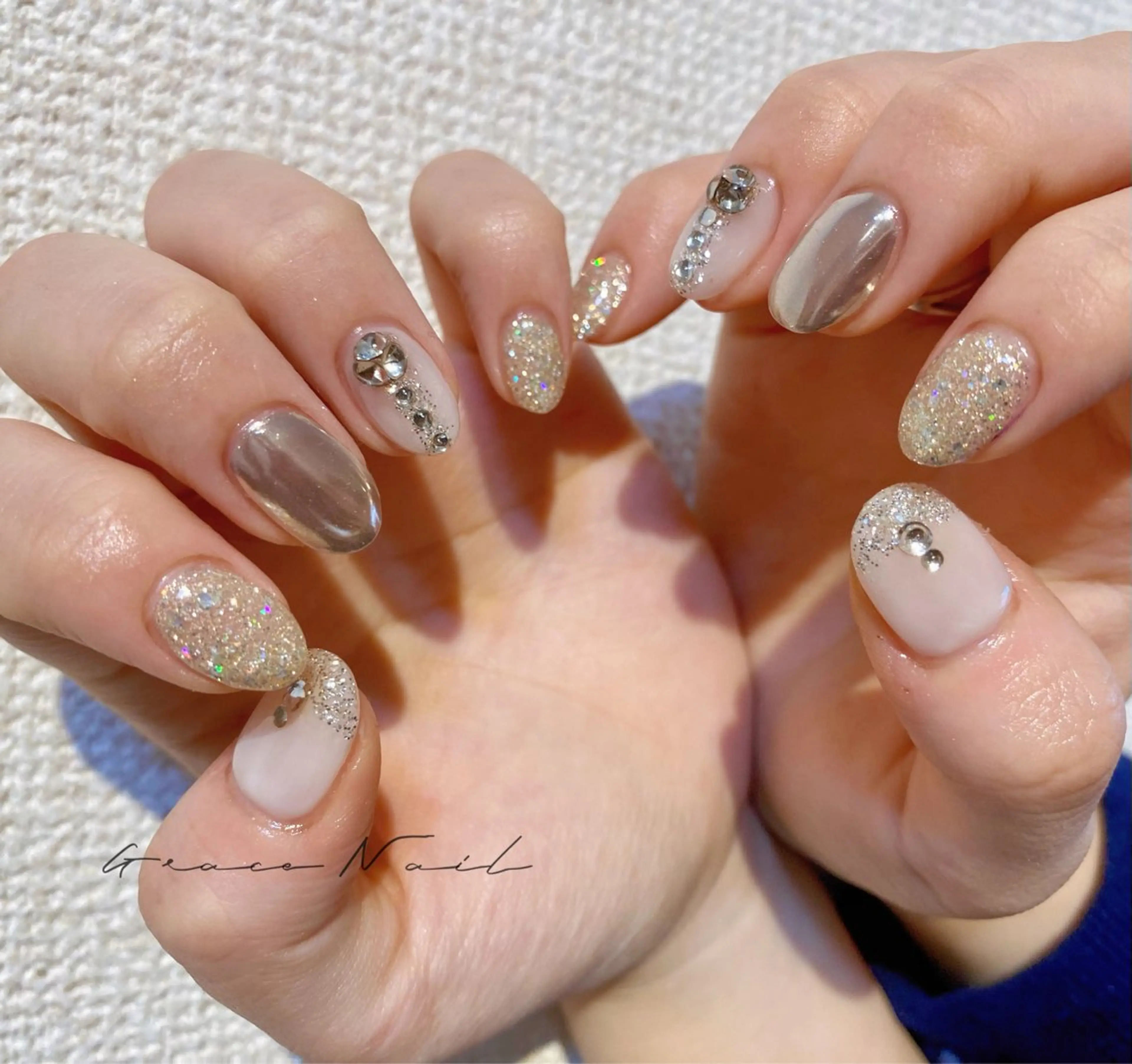 ネイル ハンドネイル ☆*｡Grace Nail｡*☆のネイルデザイン