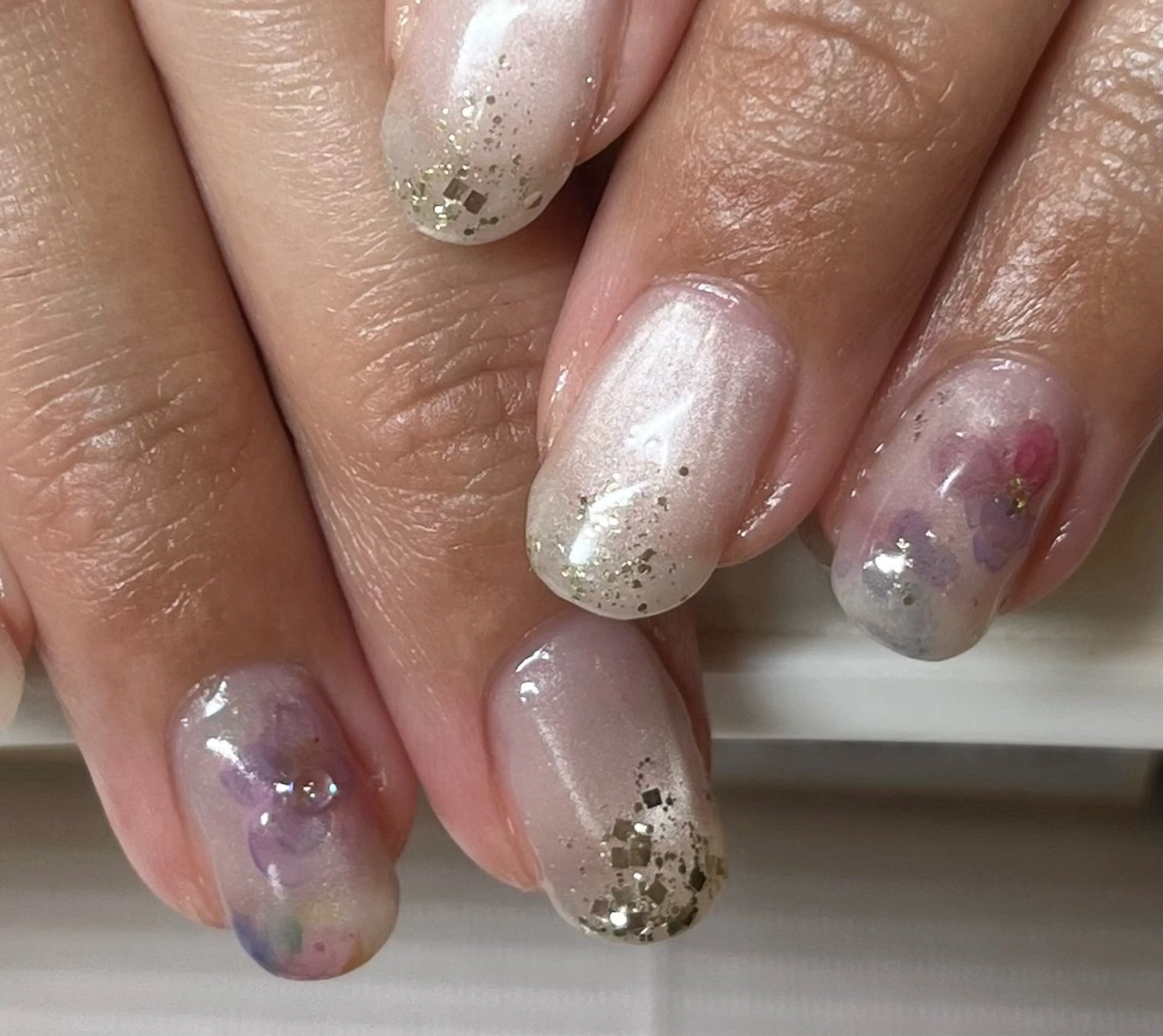 ネイル フラワーネイル マグネットネイル ハンドネイル 〜Pearl me〜 Michiのネイルデザイン