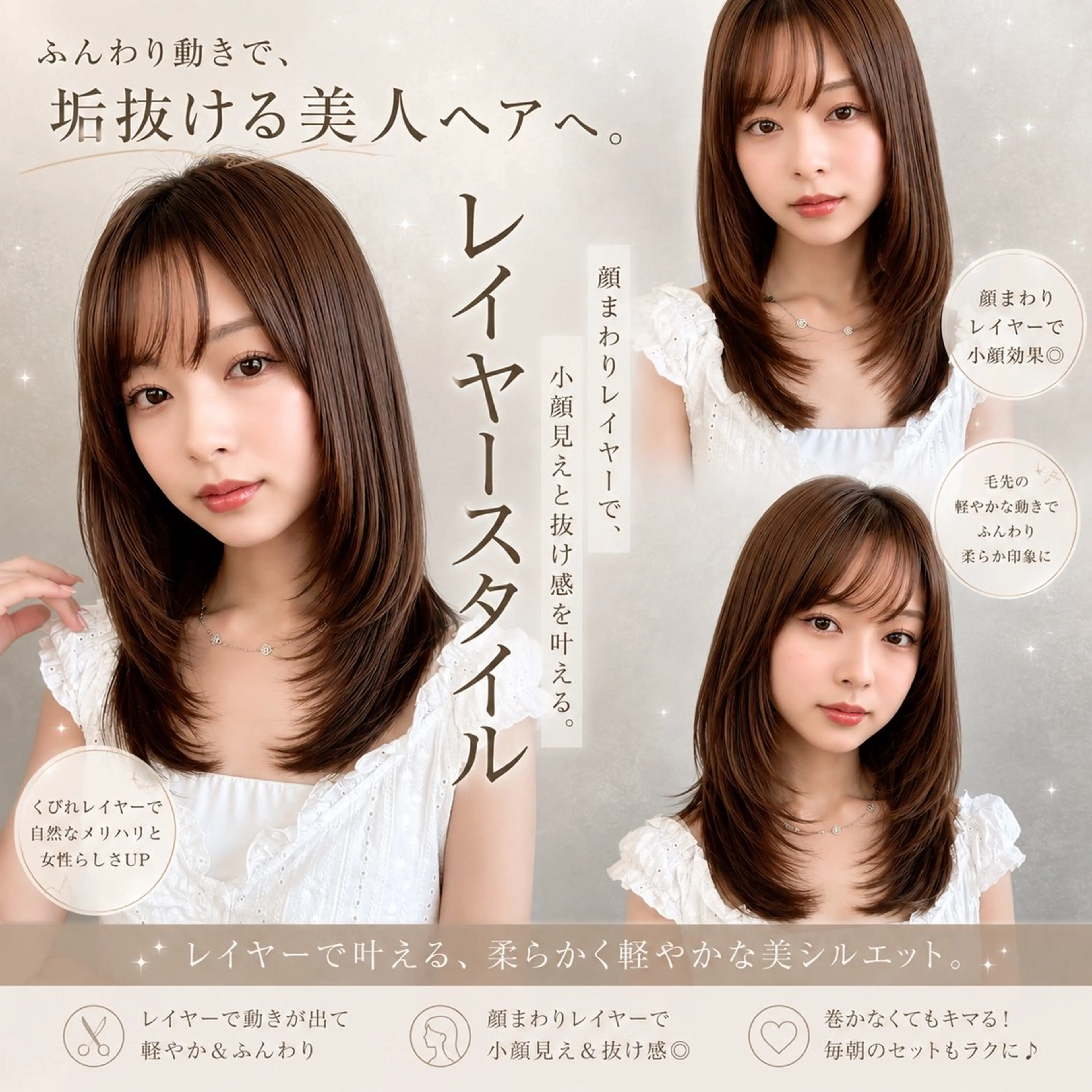 ミディアム カラー カット ヘアカラー トリートメント 赤み消し/レイヤー /美髪矯正　古舘悠登のヘアスタイル