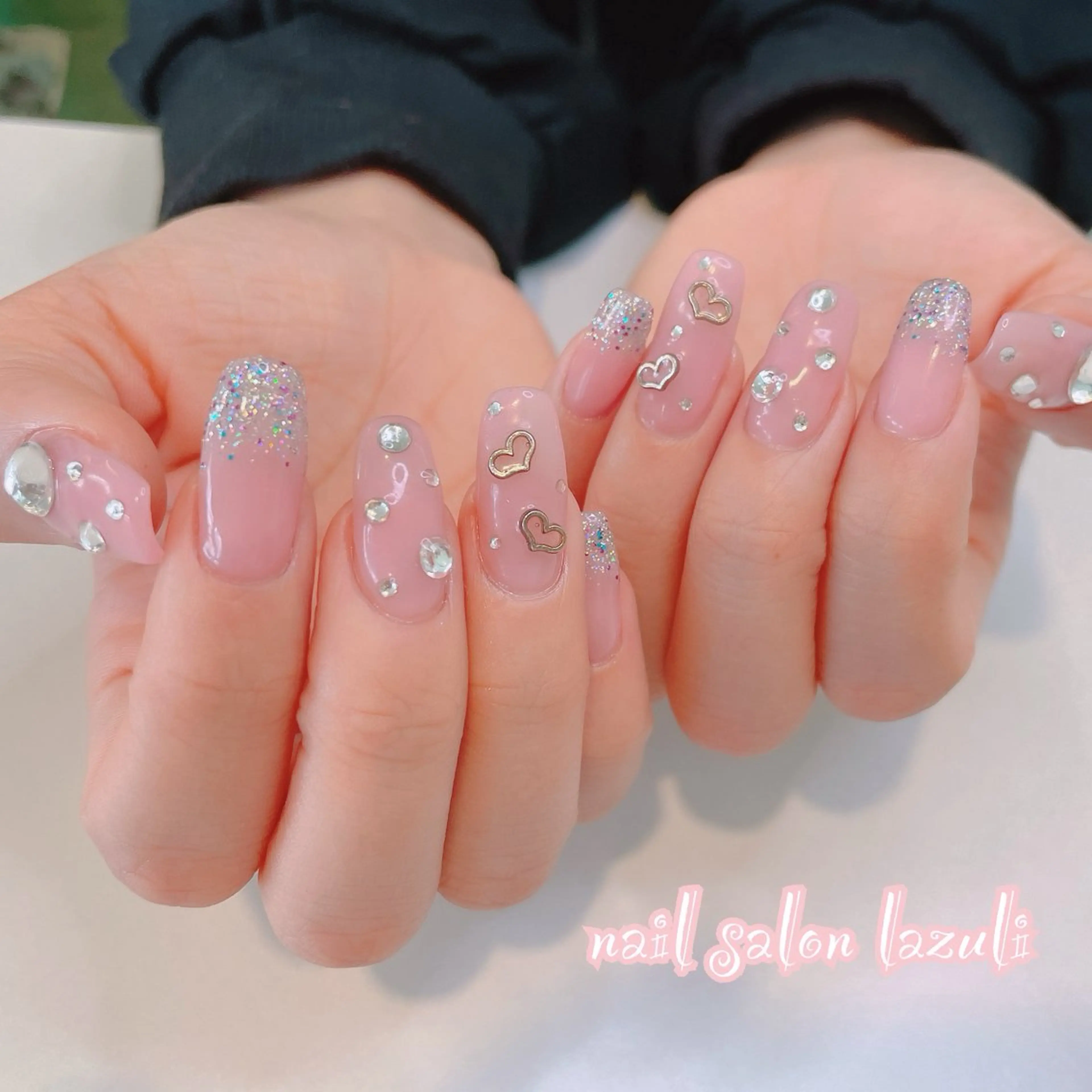 ネイル ジェルネイル パラジェル nail salon lazuliのネイルデザイン