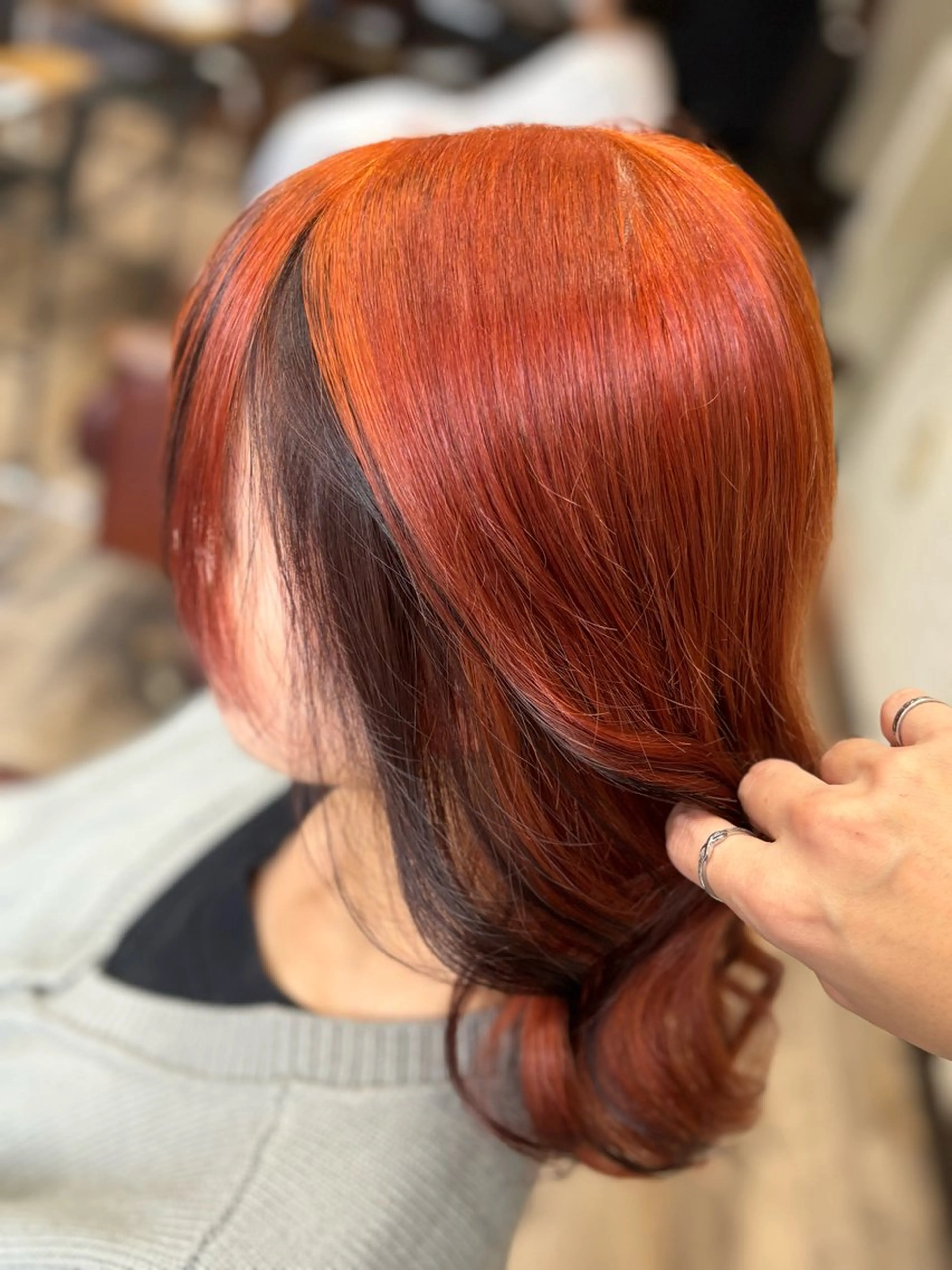 ロング カラー 💎白髪染めも対応 🙆👌山本明菜のヘアスタイル