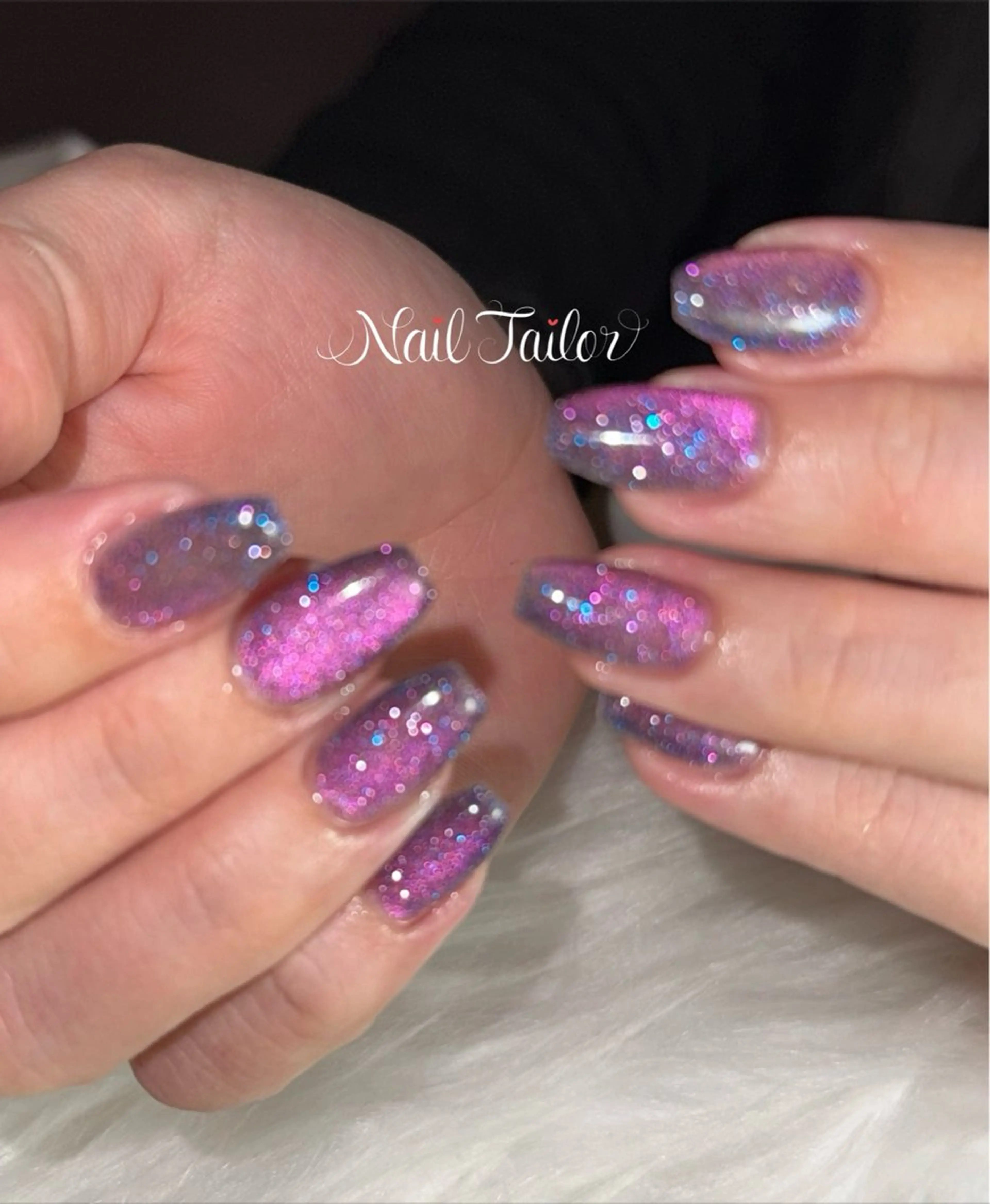 ネイル フラッシュネイル フラッシュマグ キラキラネイル マグネットネイル ハンドネイル NailTailor ネイルテイラーのネイルデザイン