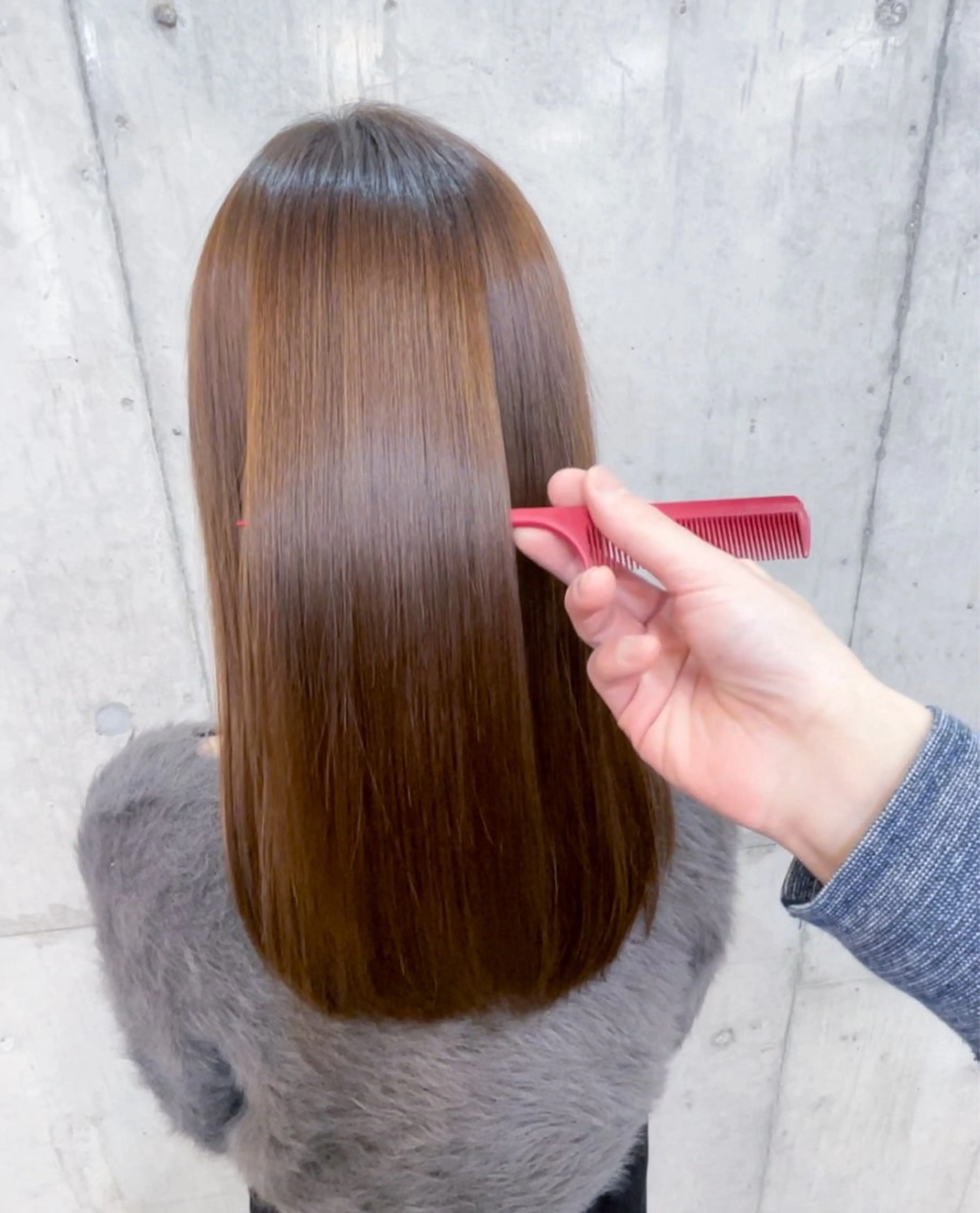 カット+髪質改善縮毛矯正の写真