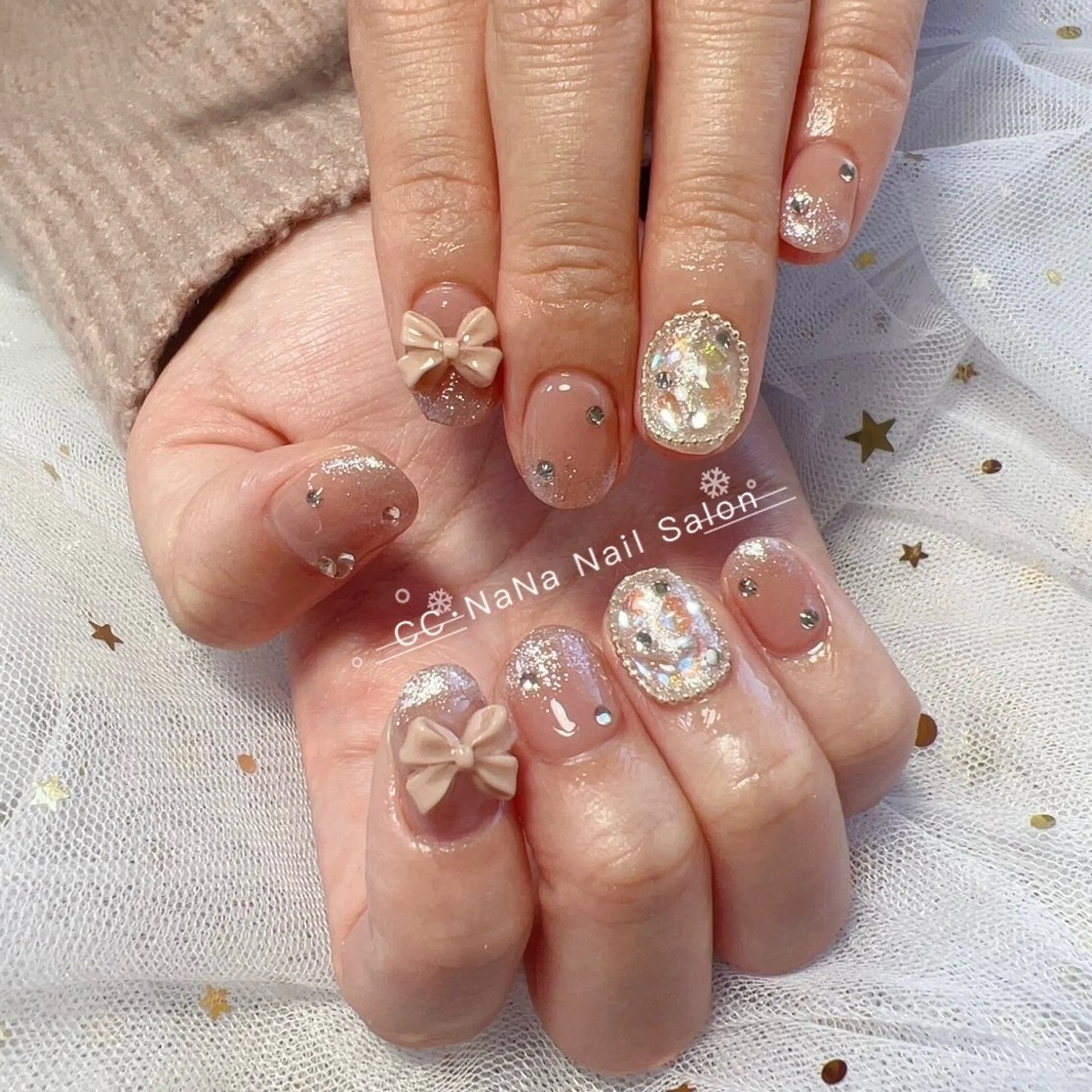 ネイル ハンドネイル 桃井 香り パラジェル取扱店🦋のネイルデザイン