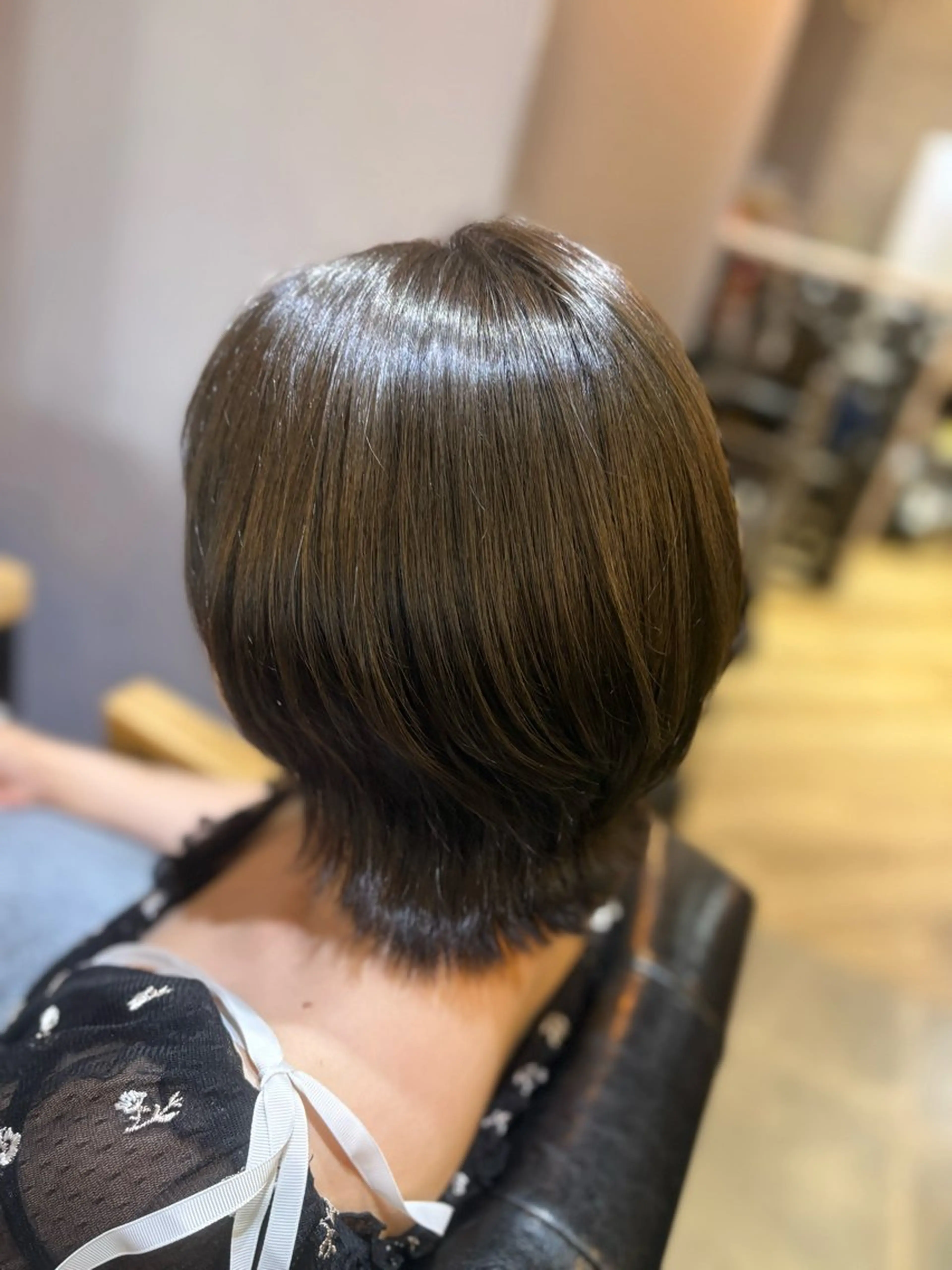 ショート カット ヘアカラー トリートメント 園田 彩音のヘアスタイル