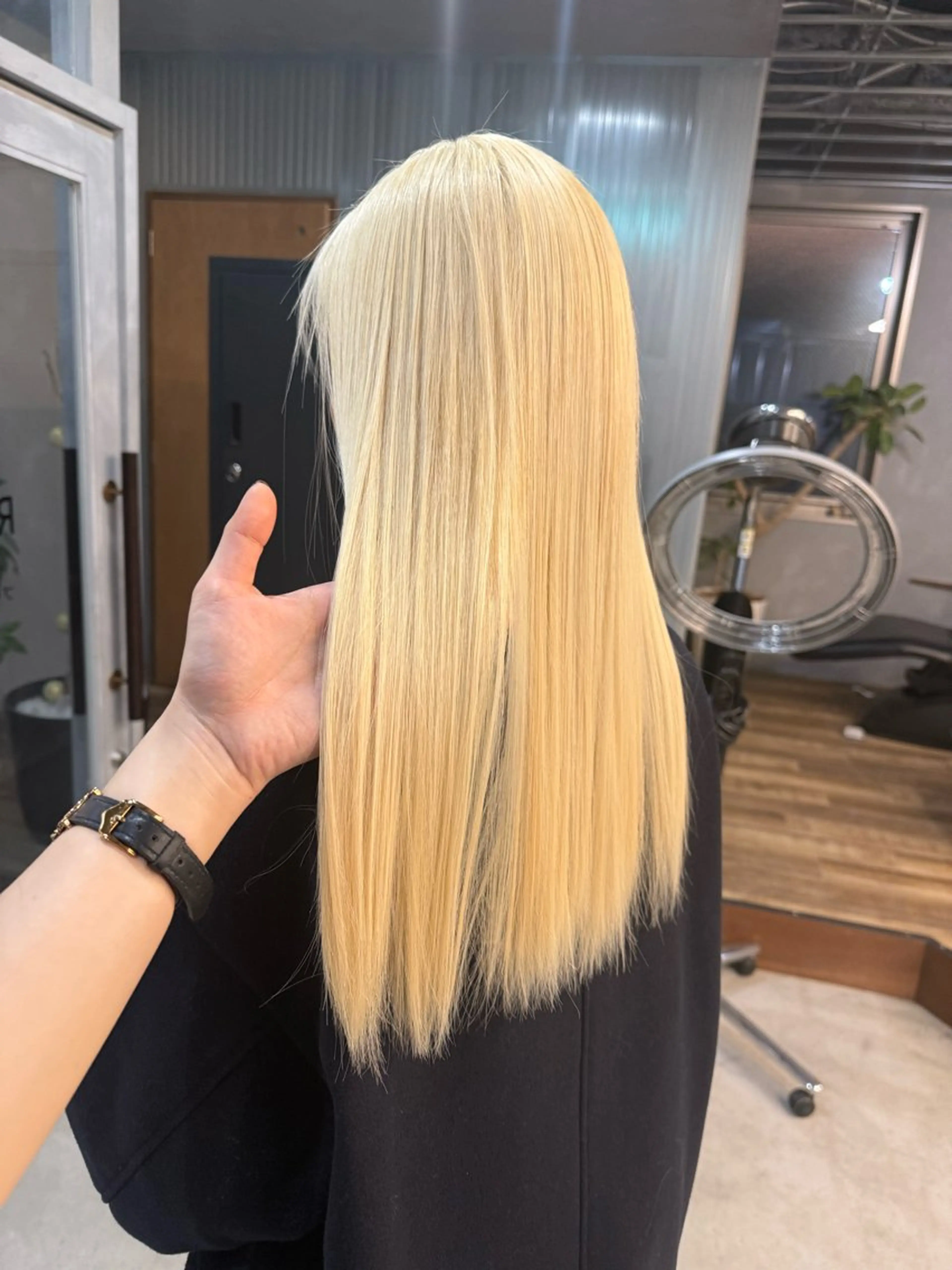 カラー ブロンド noa / 郡山ボブ ×透明感カラーのヘアスタイル