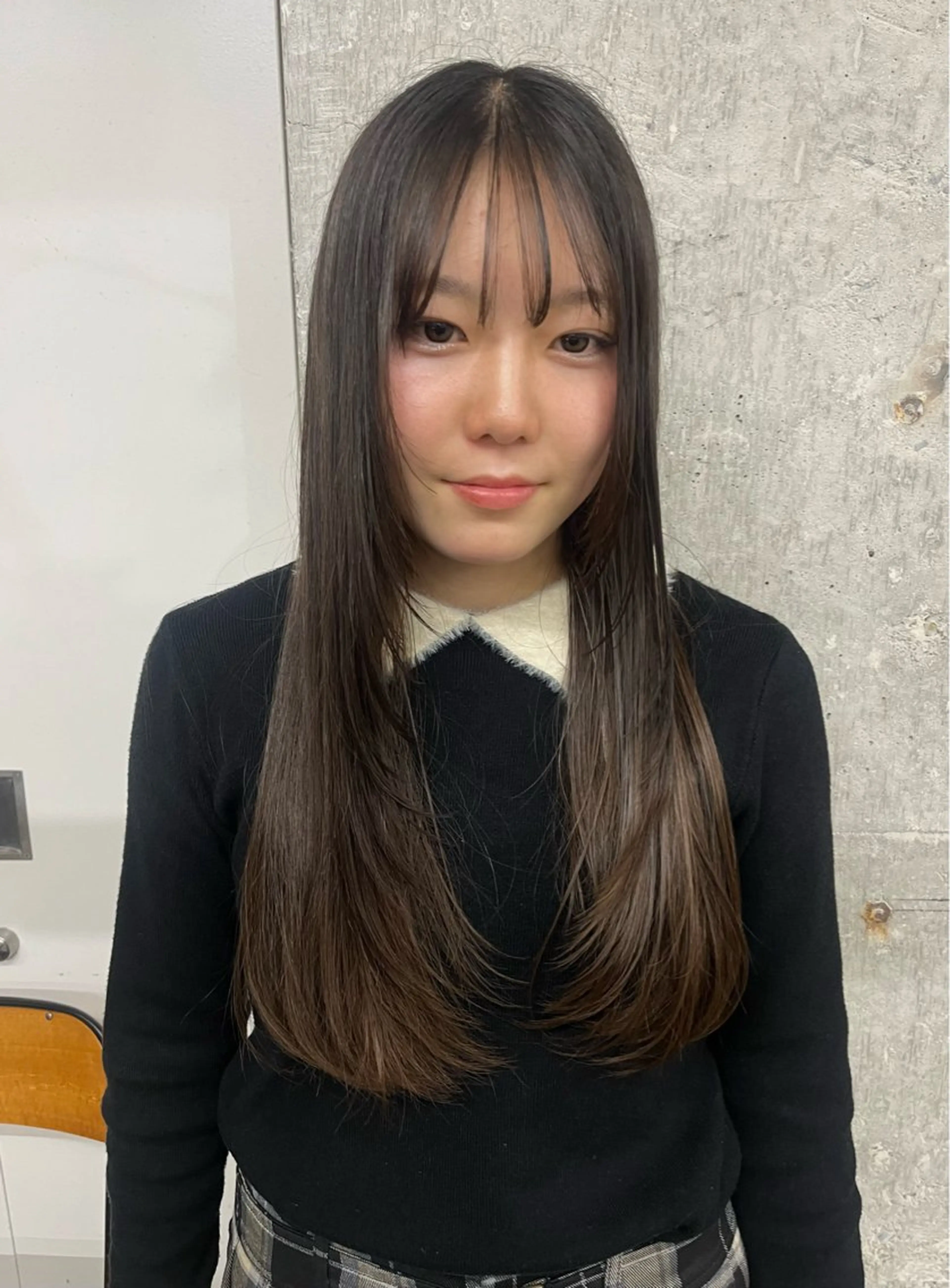 ロング 小長谷 夕菜のヘアスタイル