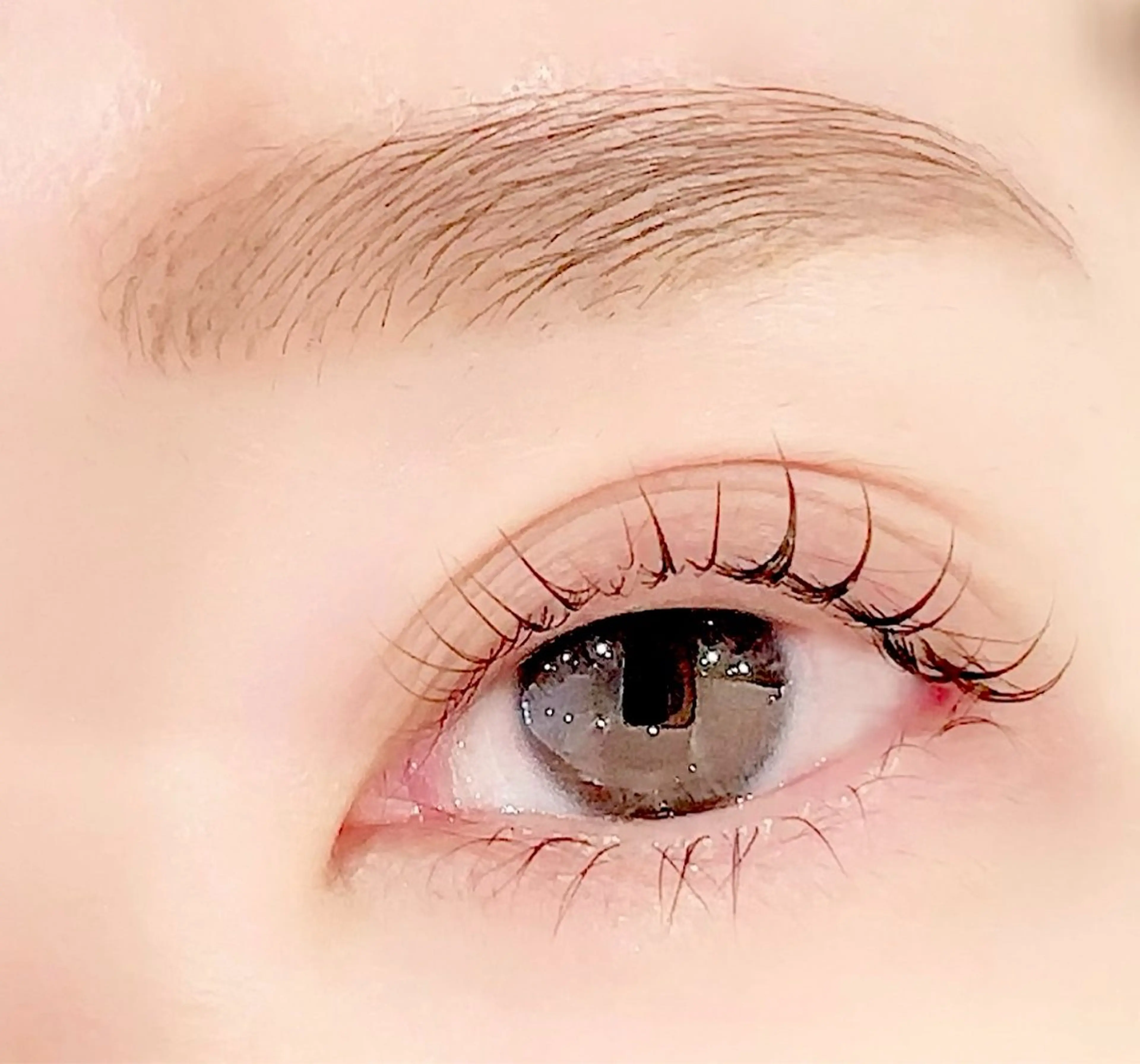 お顔の雰囲気を明るくしたい方◇パーソナルまつ毛パーマ&眉WAX メイク仕上げの写真