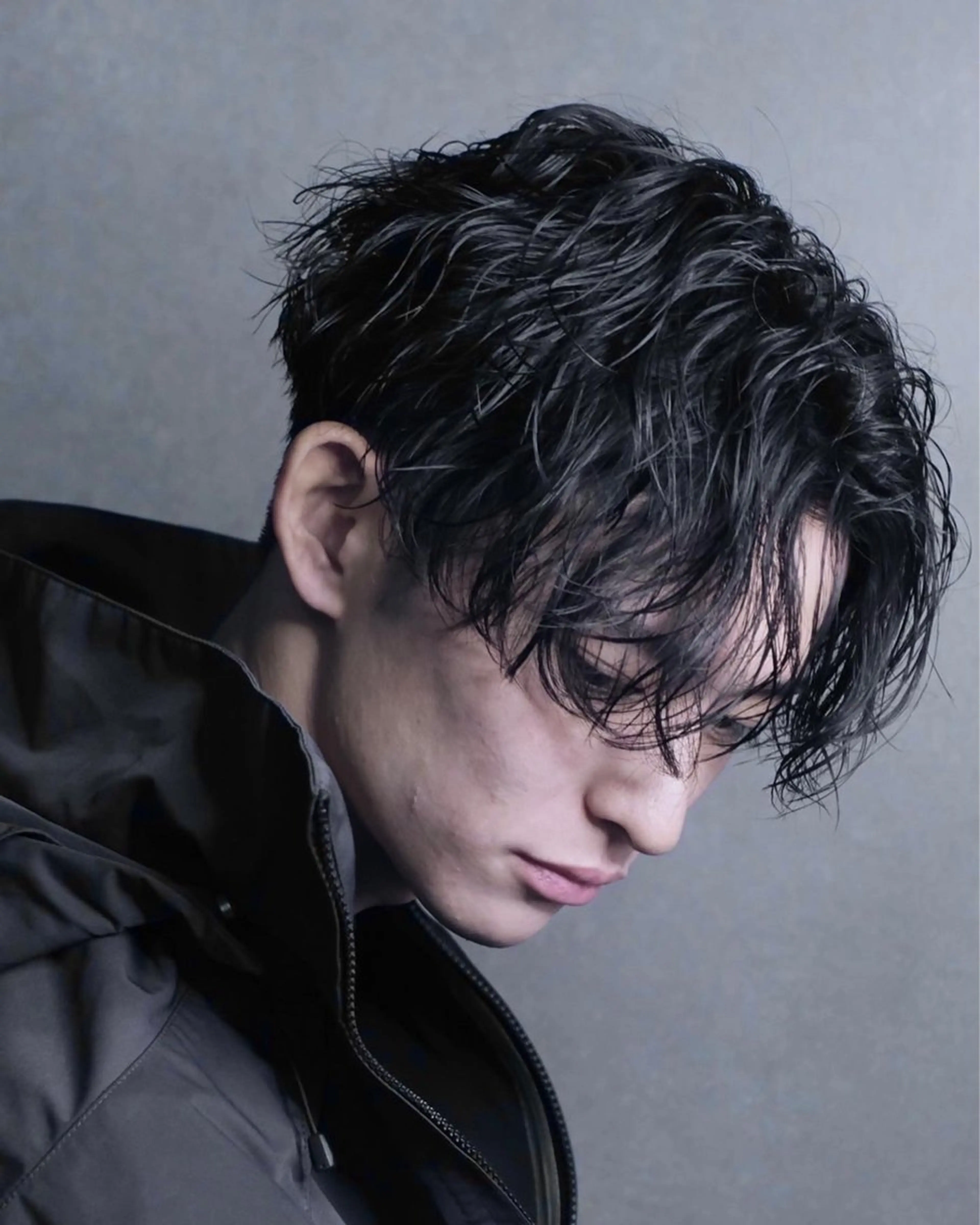 ミディアム パーマ メンズ 【ロングモデル募集】 宮本祥汰🐺のヘアスタイル