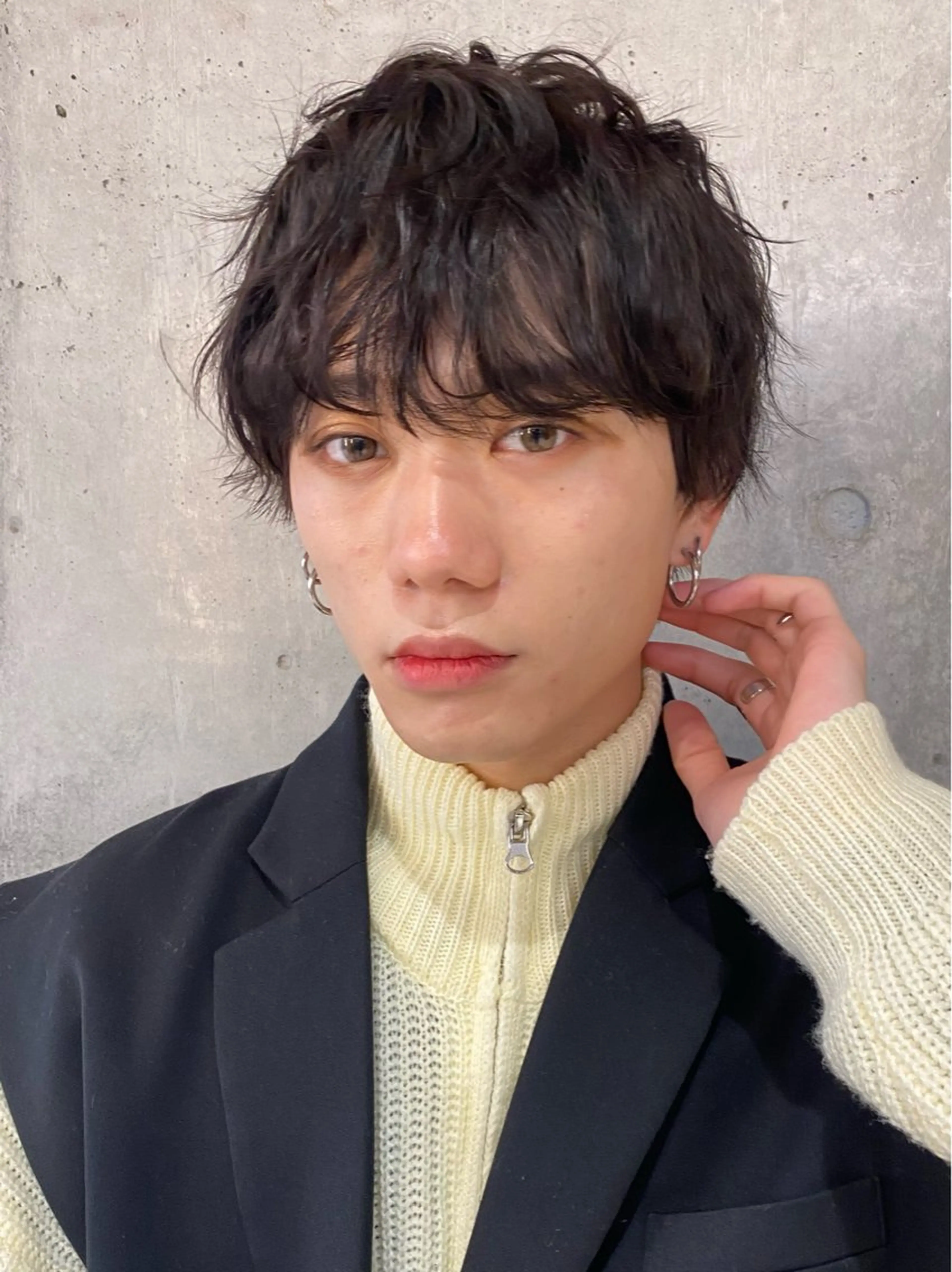 メンズカットパーマ🧶の写真