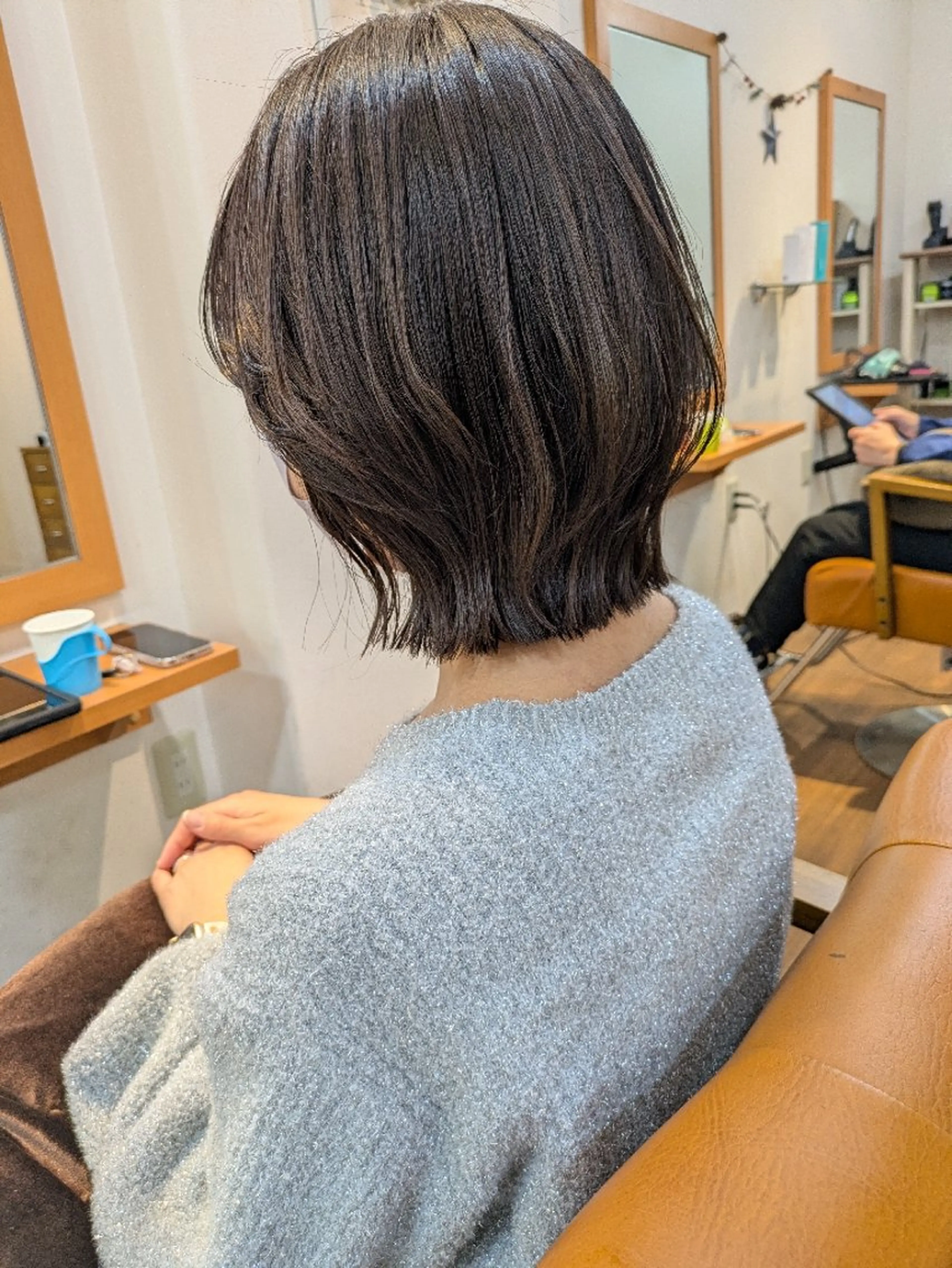 ミディアム ボブ 外ハネヘア ︎︎🌈レイヤー/ 蒲田東口/藤原のヘアスタイル