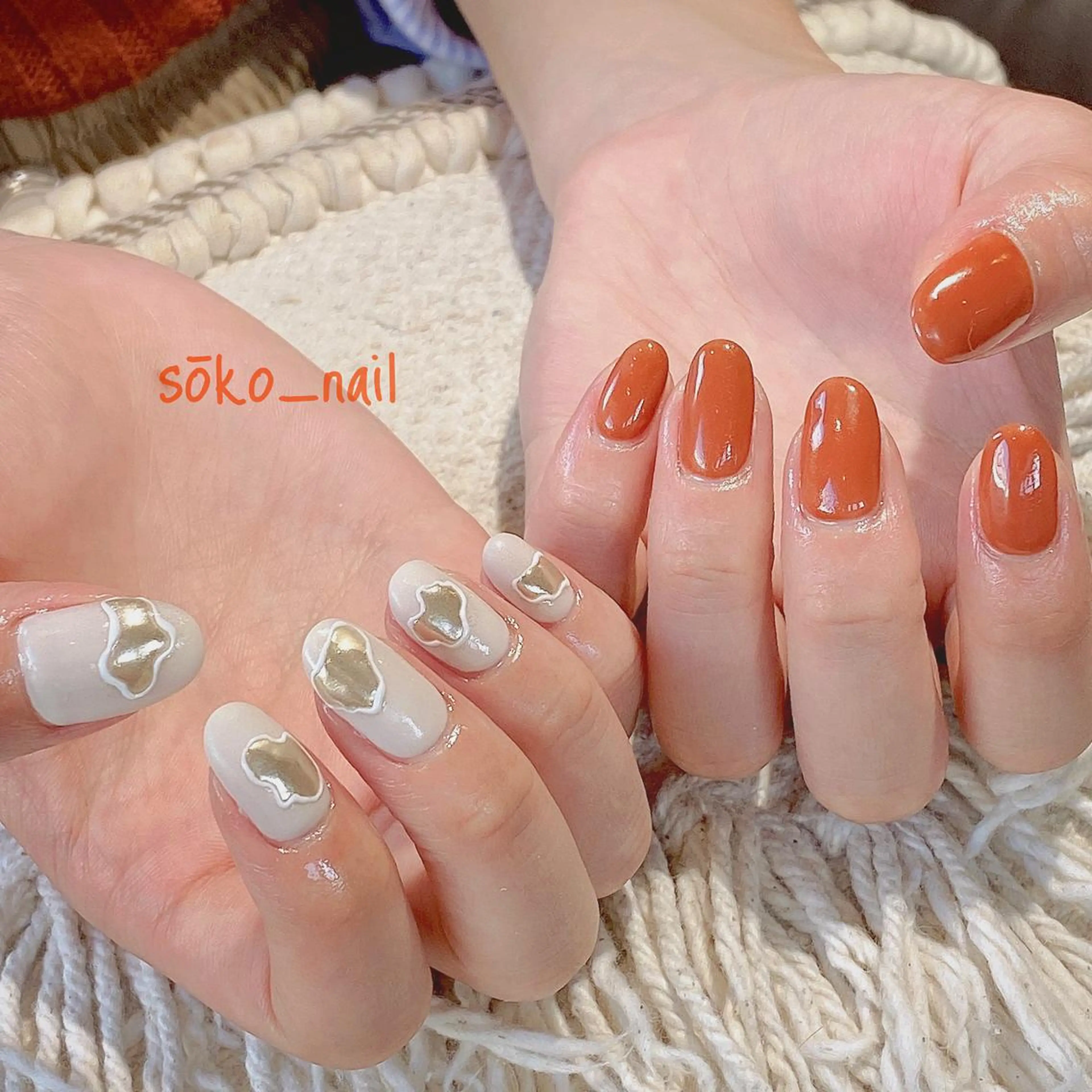 ネイル ハンドネイル megu  / sōko nailのネイルデザイン