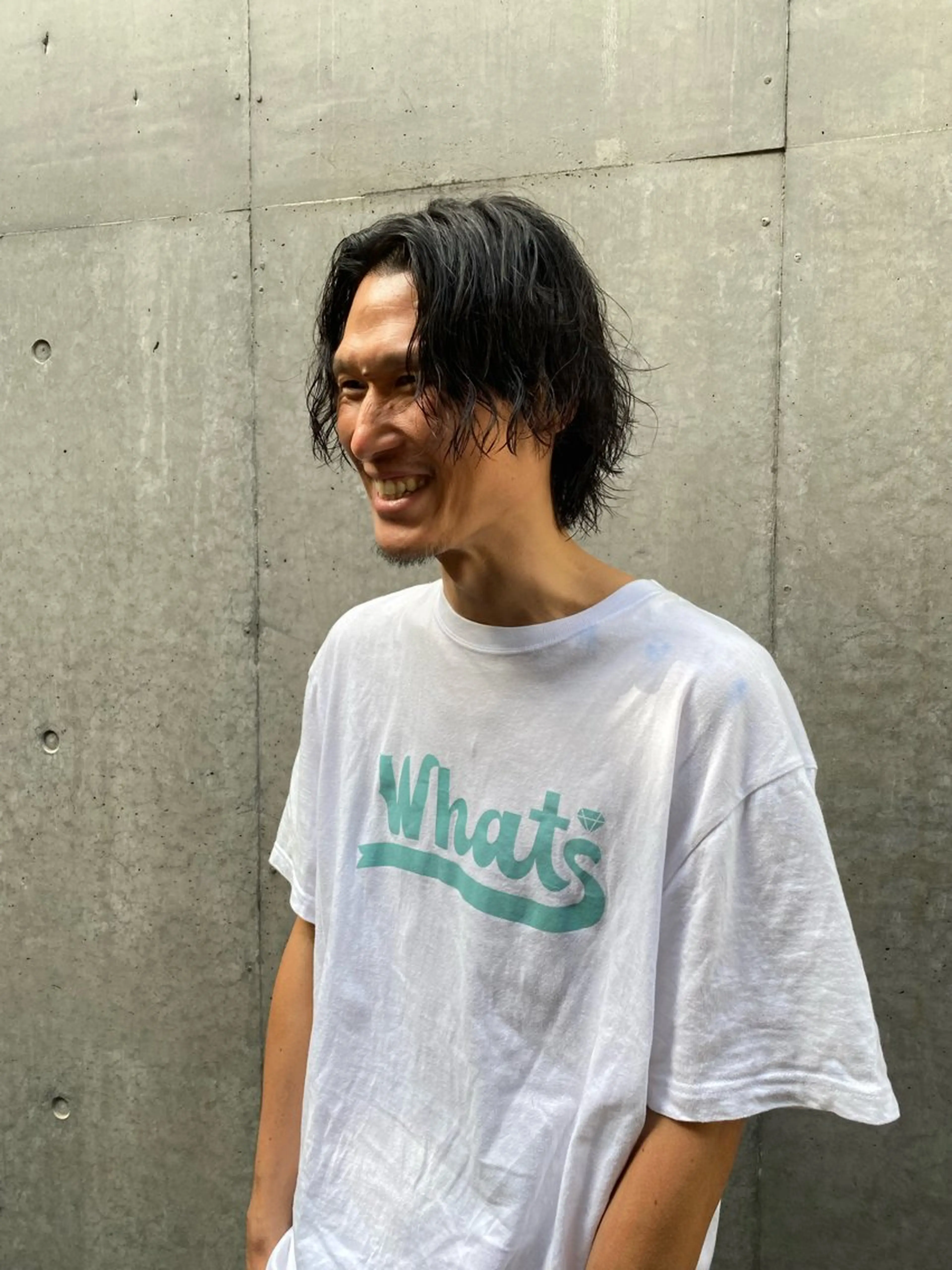 ショート パーマ メンズ カット パーマ 菊池大一 溝の口パーマのヘアスタイル