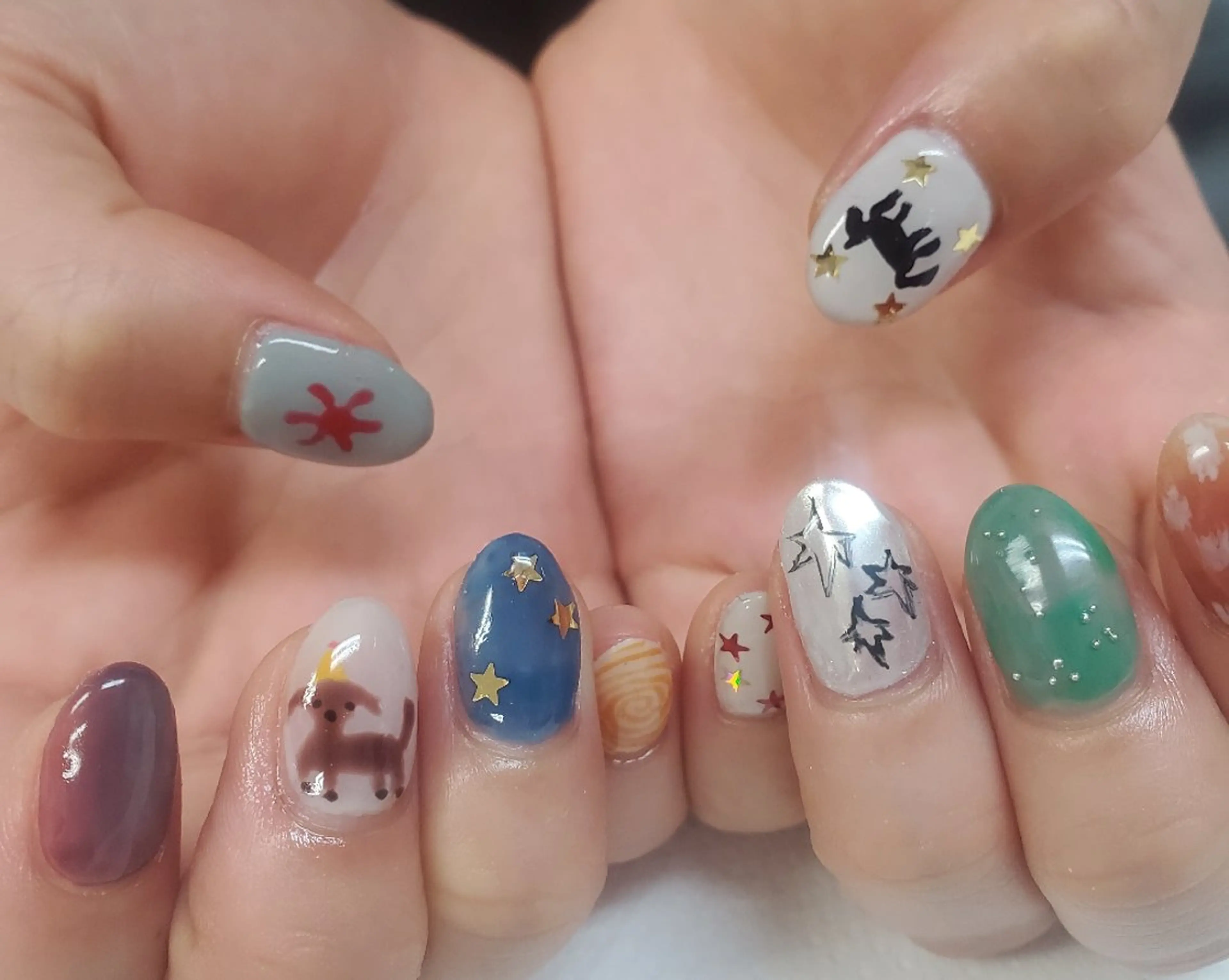 ネイル アートネイル ハンドネイル Nail 🌱TSUBASAのネイルデザイン