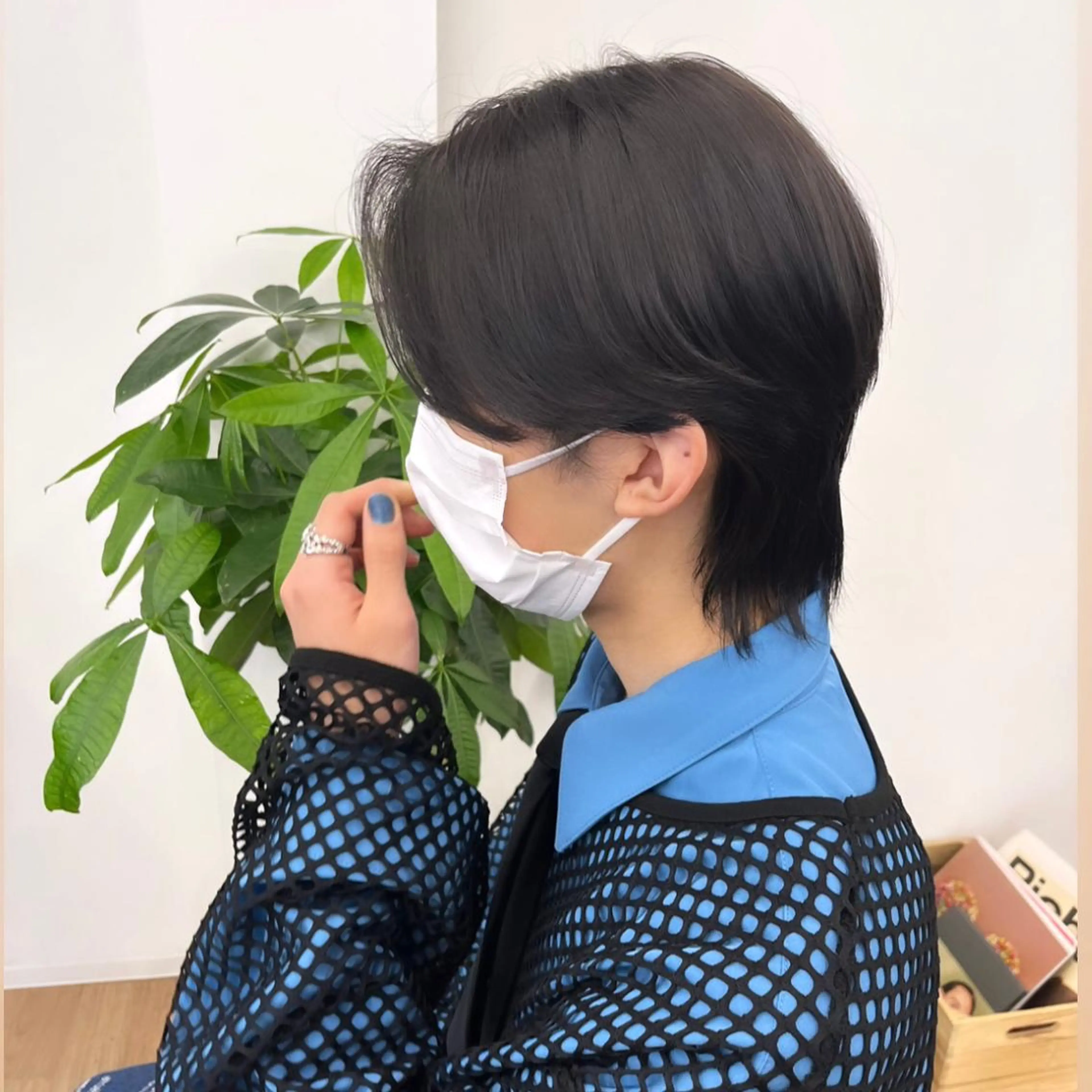 ショート カラー メンズ 入学式 卒業式のヘアスタイル 似合わせカット 小顔カット HIROKO / 透明感暖色カラー🎀のヘアスタイル