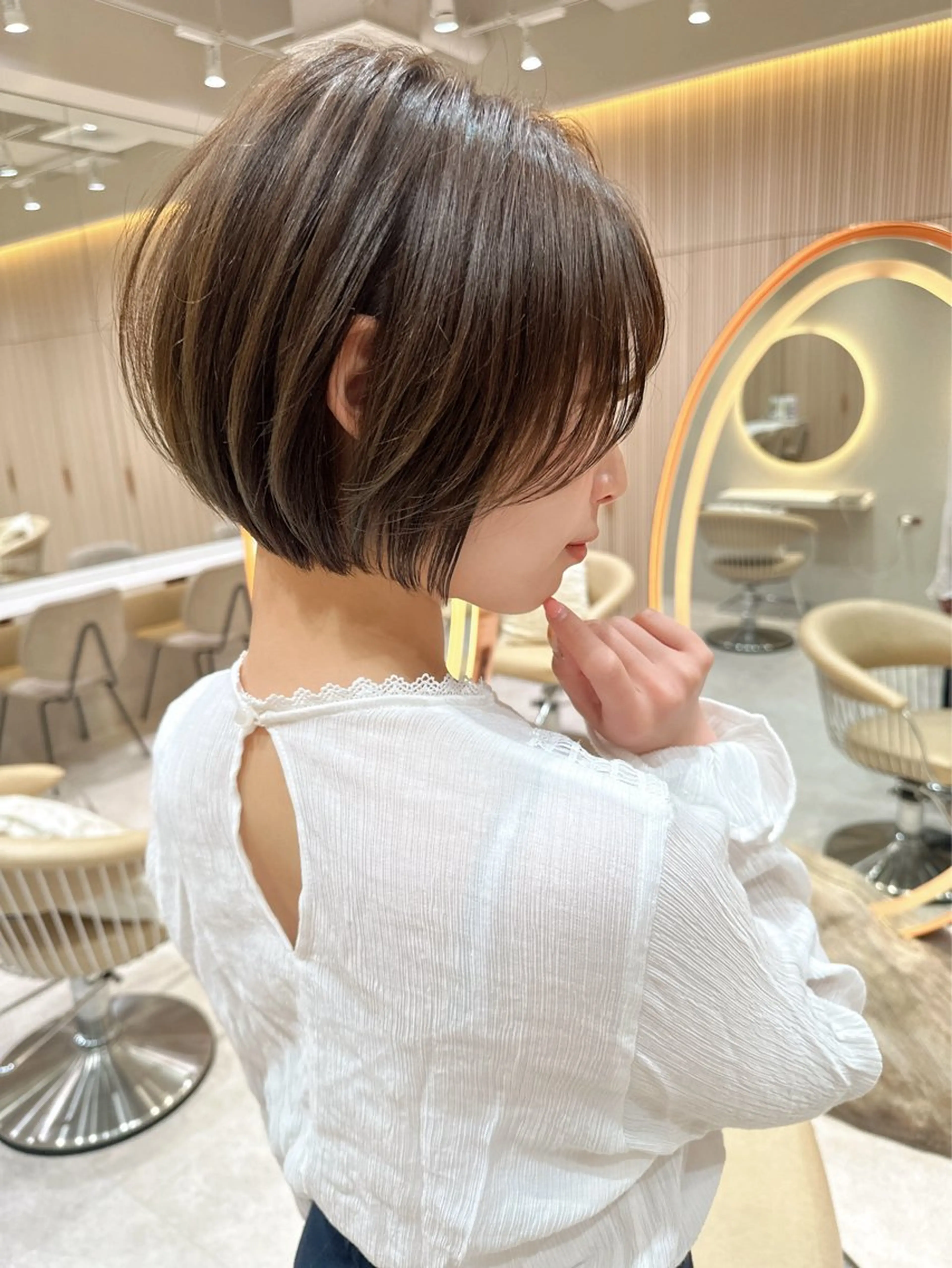 ショート カラー カット レイヤー❣️縮毛矯 川村利幸のヘアスタイル