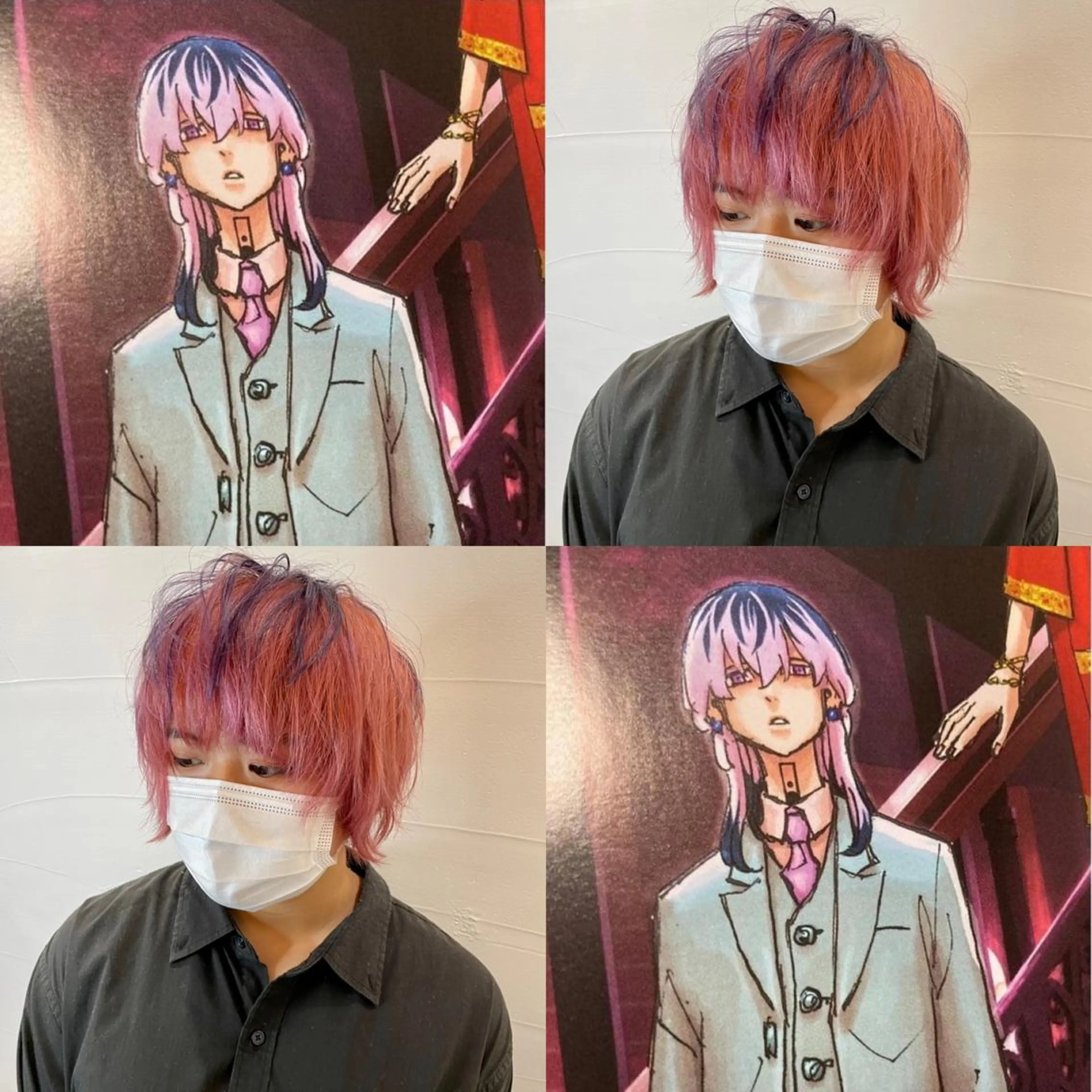 カラー アディクシーカラー バレイヤージュ ブリーチ ケアブリーチ 透明感カラー カット ヘアカラー 水戸/ブリーチカラー ♠️♠️會澤遼真のヘアスタイル