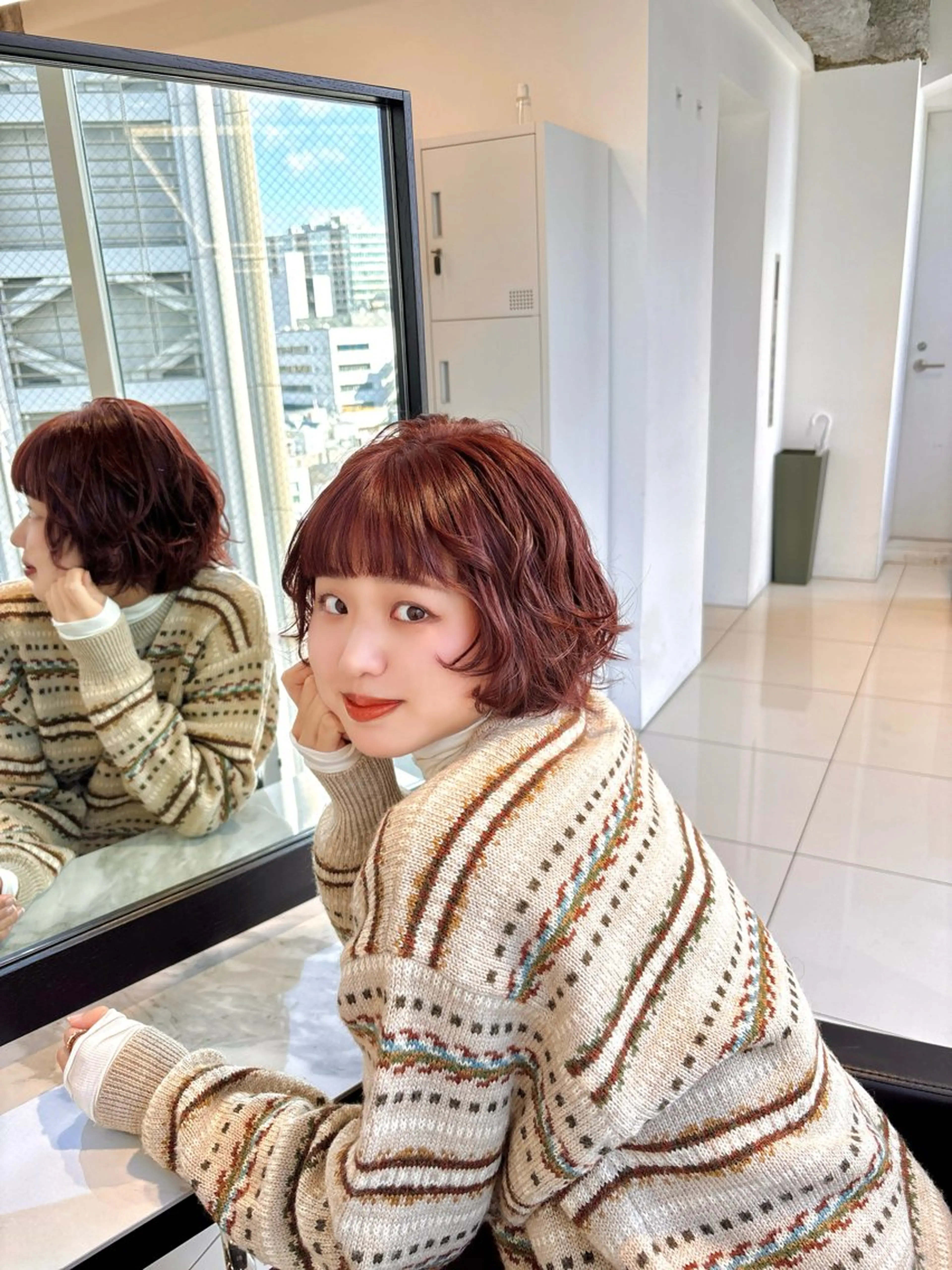 ショート カラー ️髪質改善カラー /美髪矯正🎀こゆきのヘアスタイル