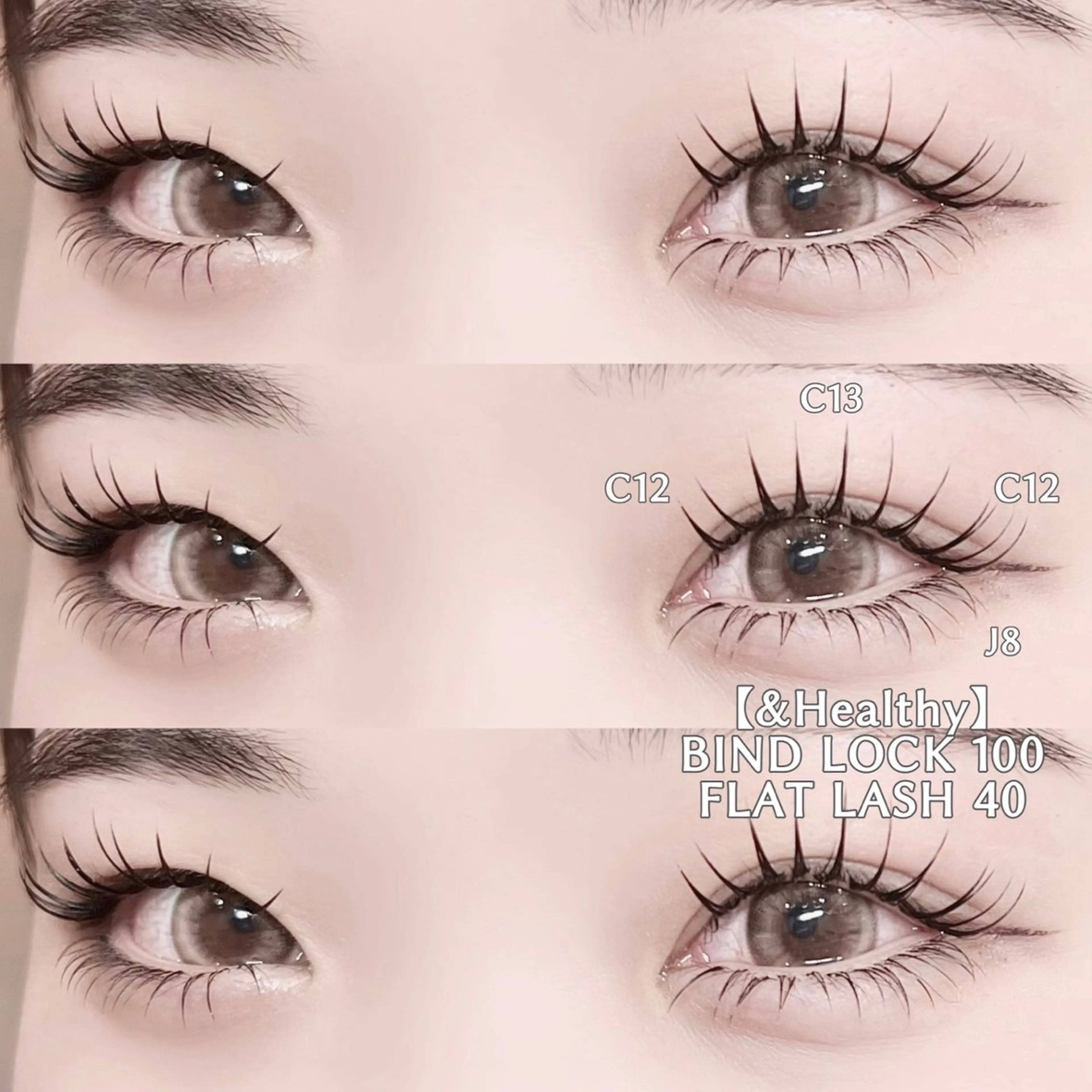 マツエク・マツパ バインドロック フラットラッシュ マツエク ＊OLIVIA池袋 ＊長友のマツエク・マツパデザイン