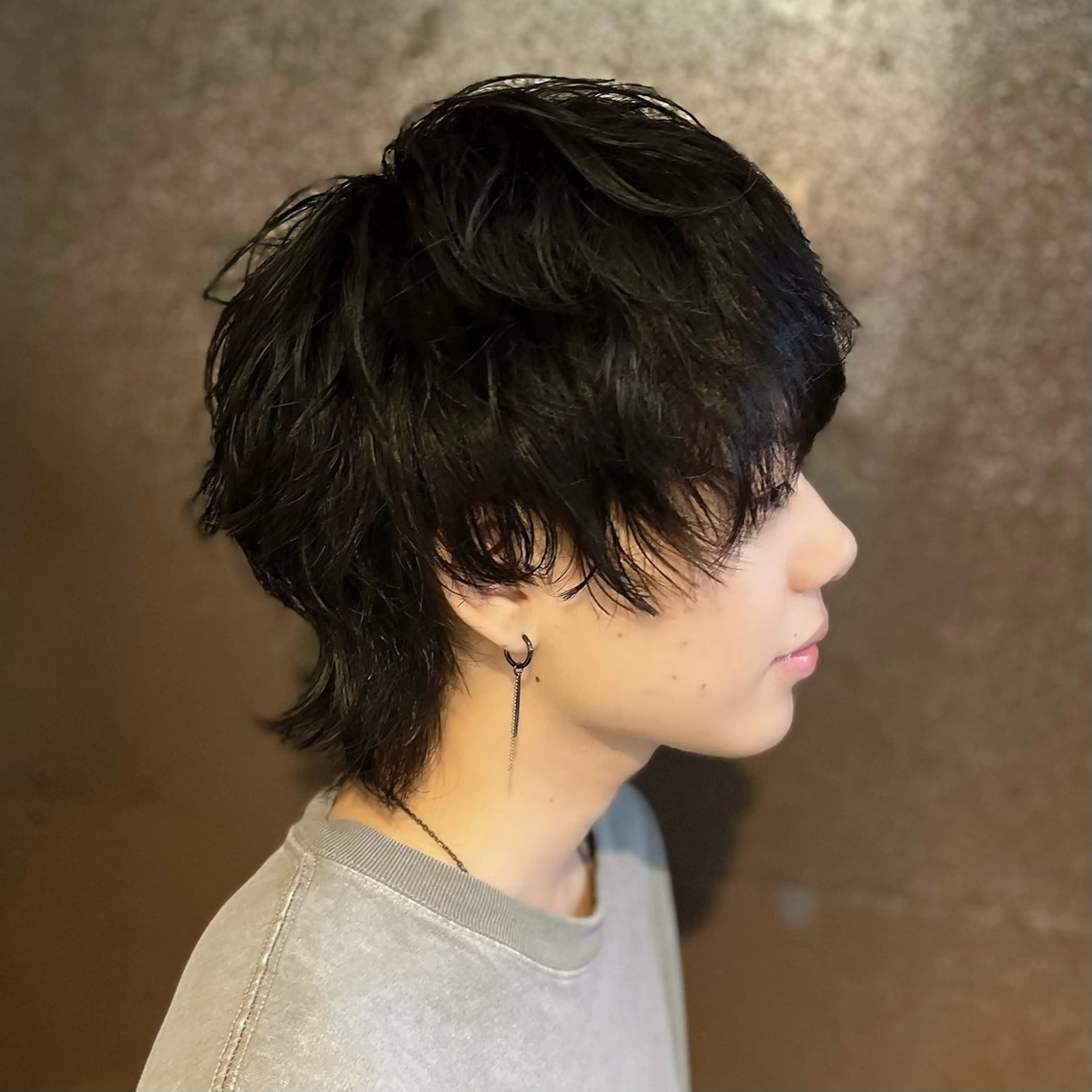 ショート メンズ カット トリートメント ハッシュ・ウルフ🐺 小顔レイヤー松山直史のヘアスタイル