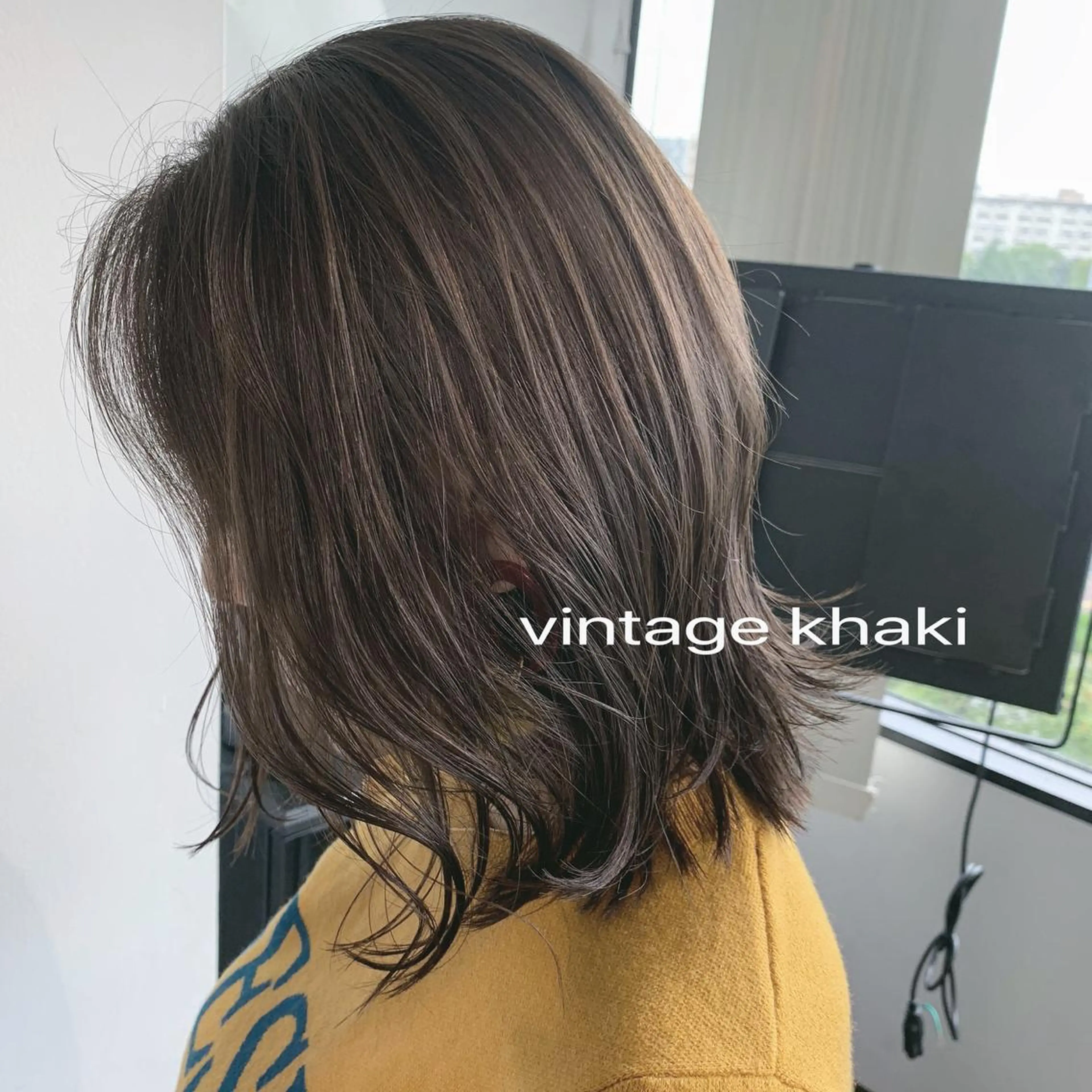 セミロング カラー etore 矢場町 南沙希のヘアスタイル