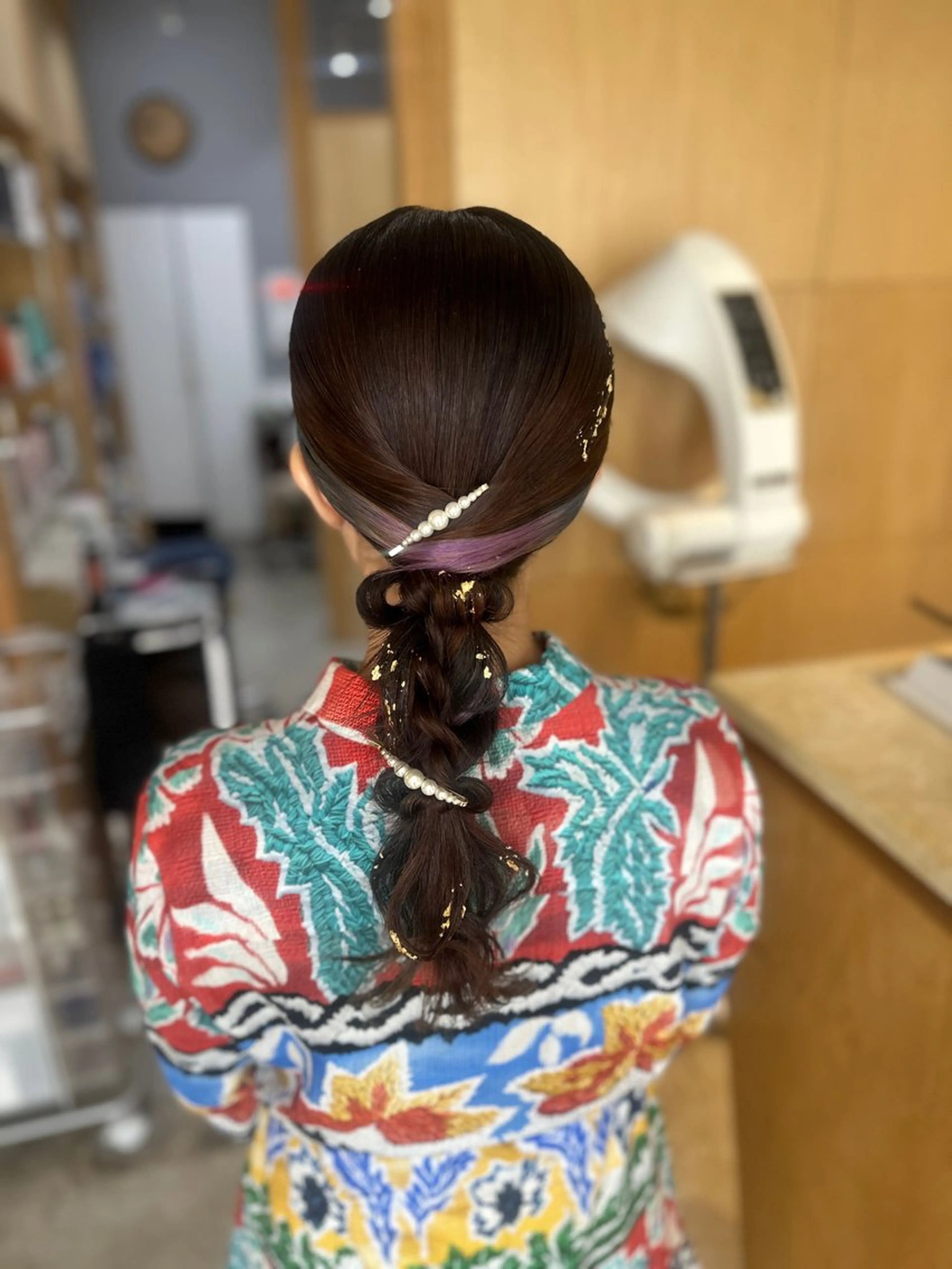 ミディアム ヘアセット miloc MOMOKAのヘアスタイル