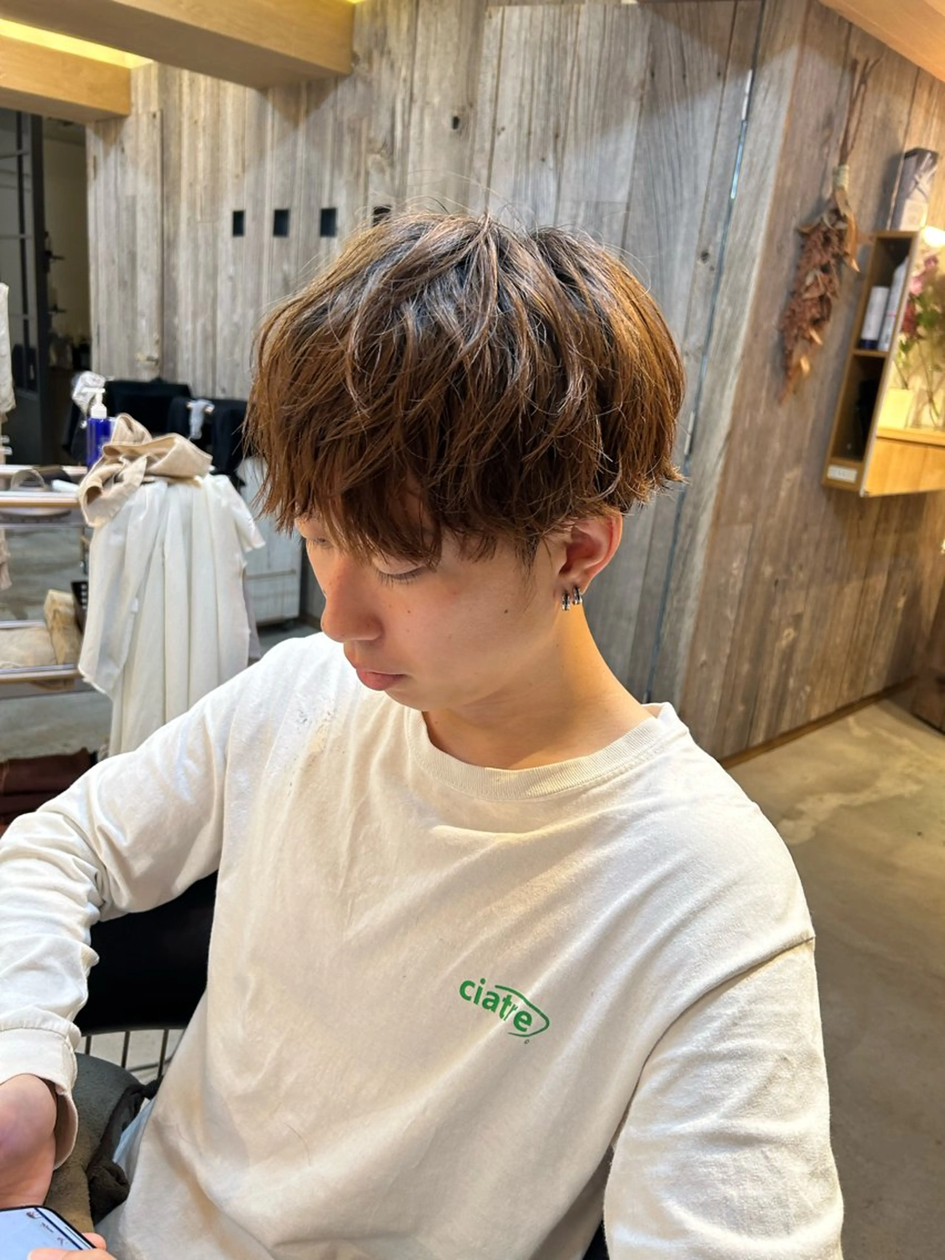 メンズ 円山/ブリーチ/暖色 Kiriのヘアスタイル