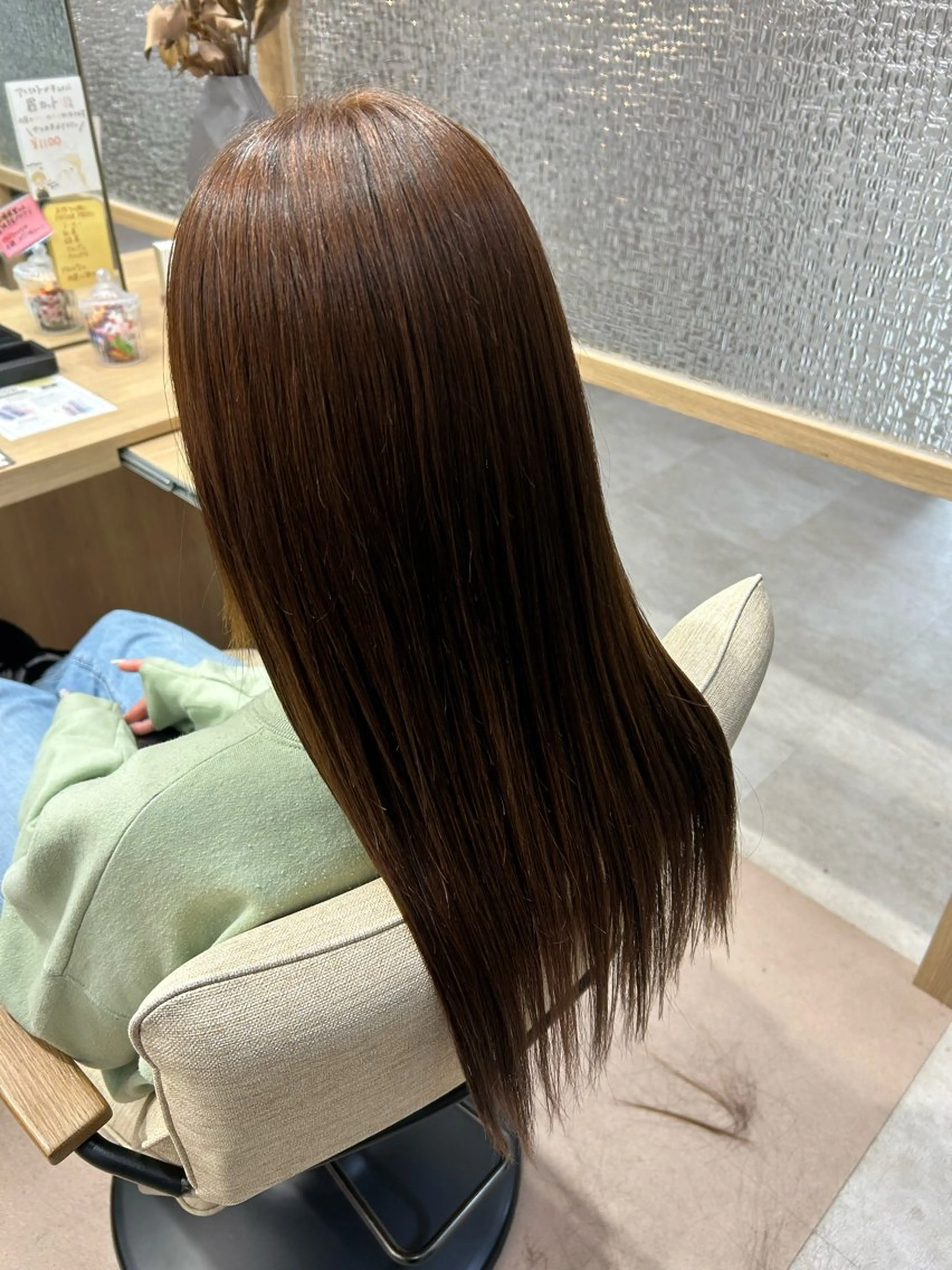 ロング 縮毛矯正 酸性ストレート カット 縮毛矯正 韓国￤ボブ￤レイヤー 🍒Akane🍒のヘアスタイル